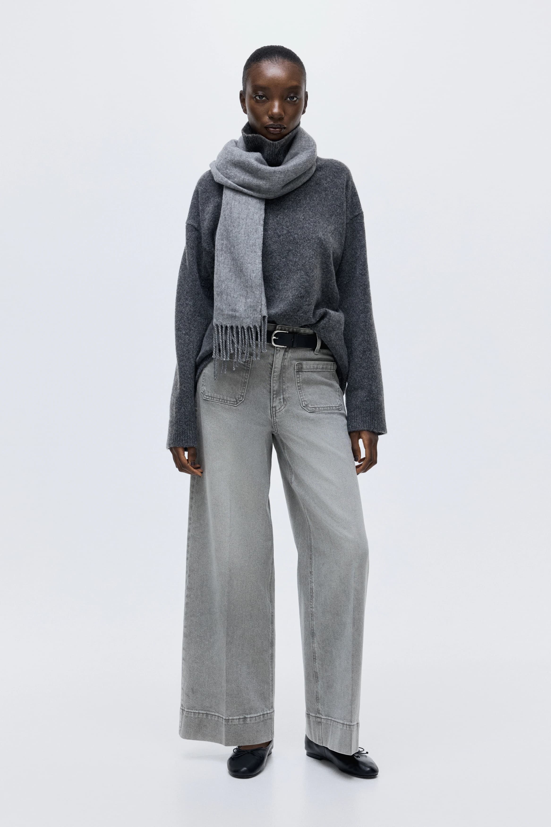 Wide High Jeans