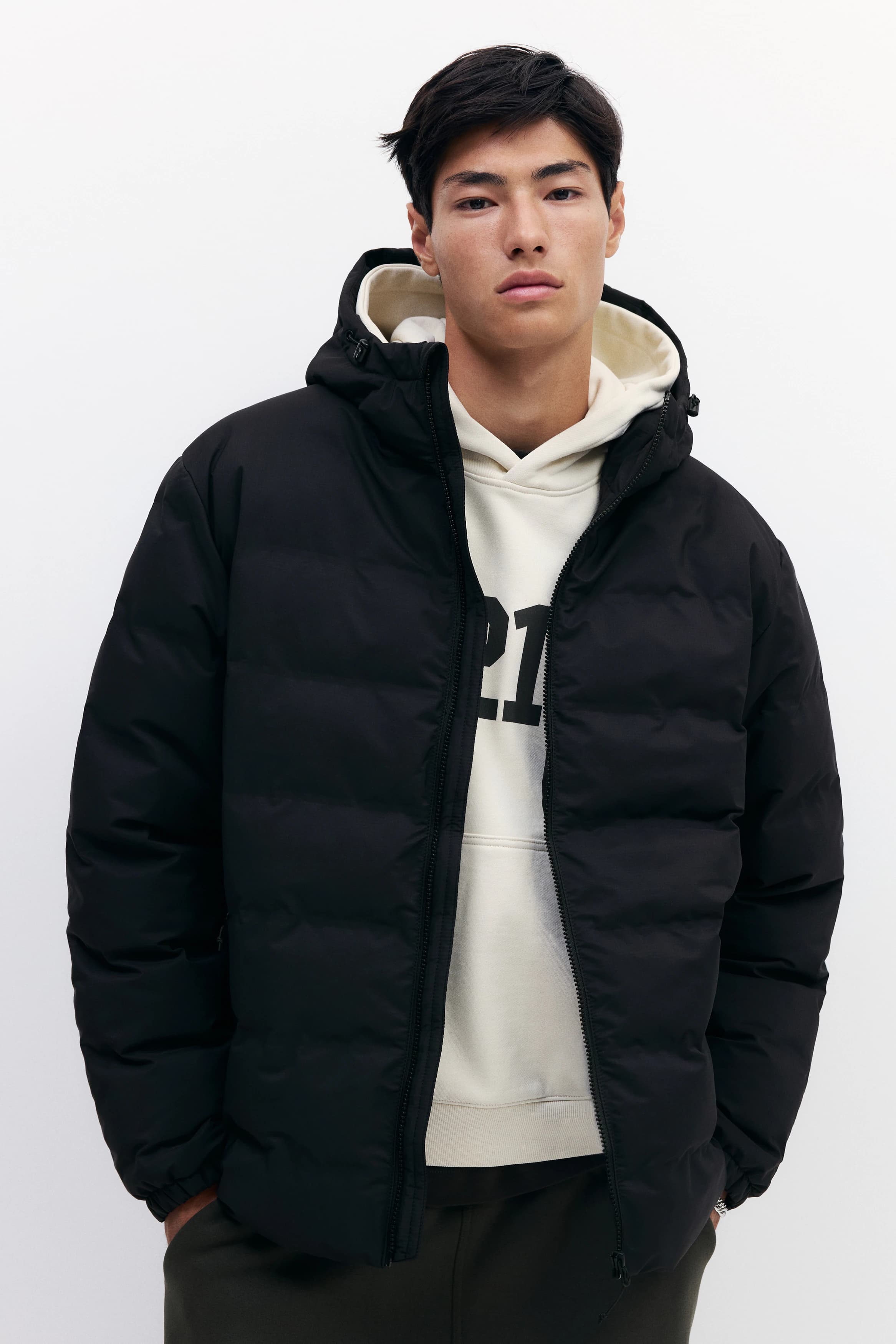 Waterafstotend pufferjack - Regular Fit