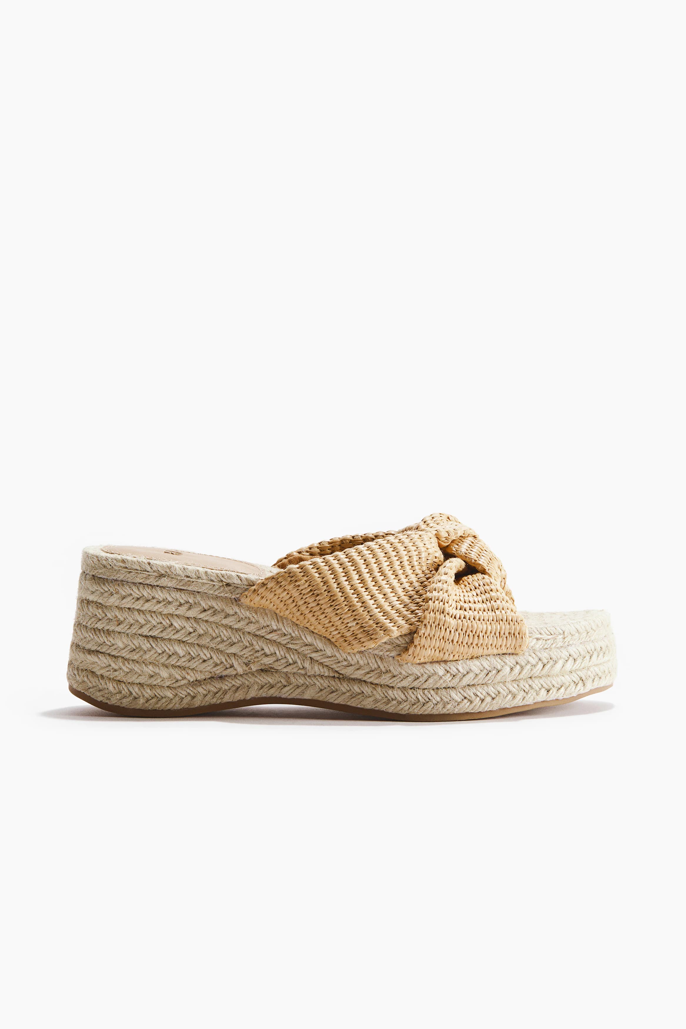 Espadrilles met sleehak