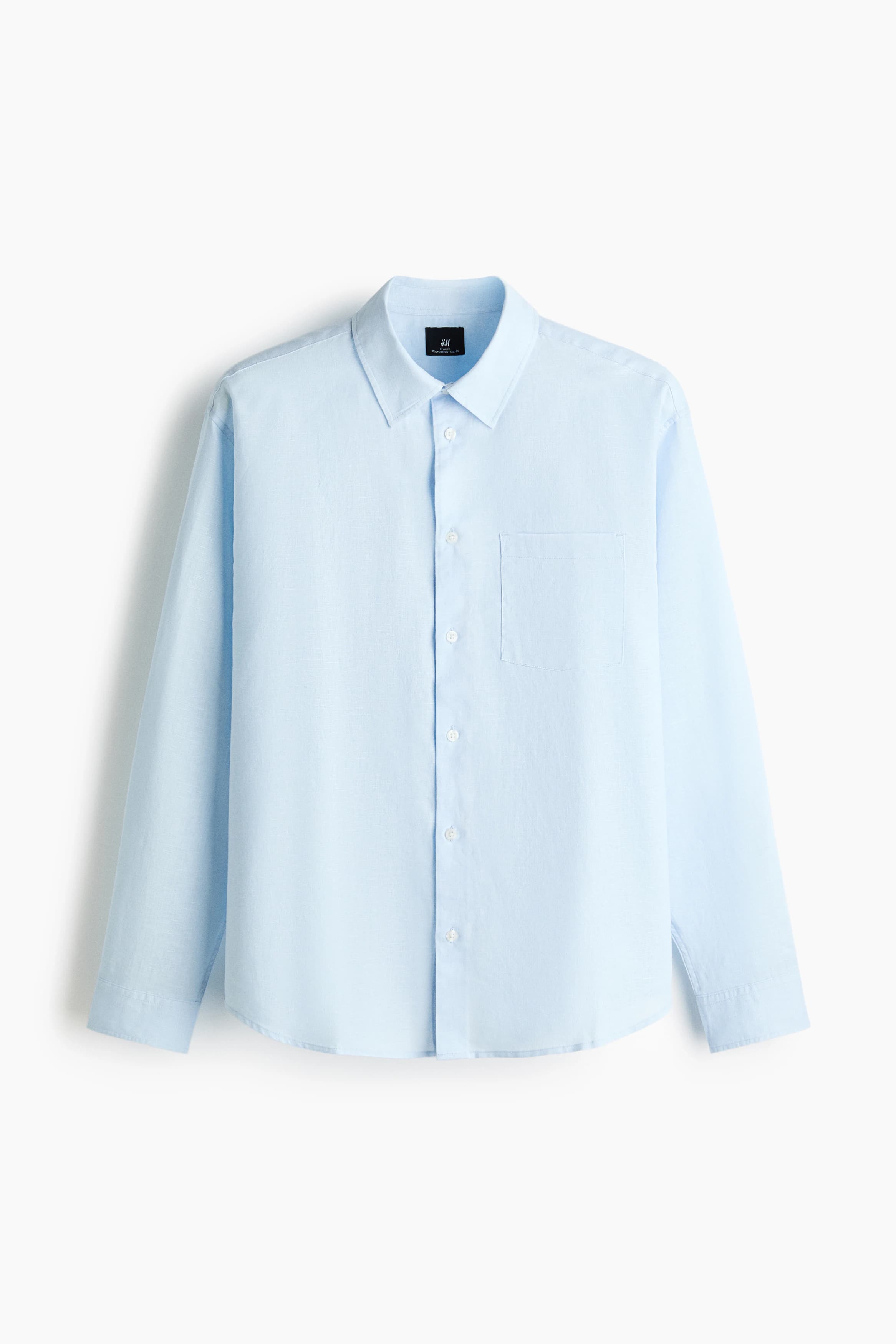 Overhemd van linnenmix - Relaxed Fit