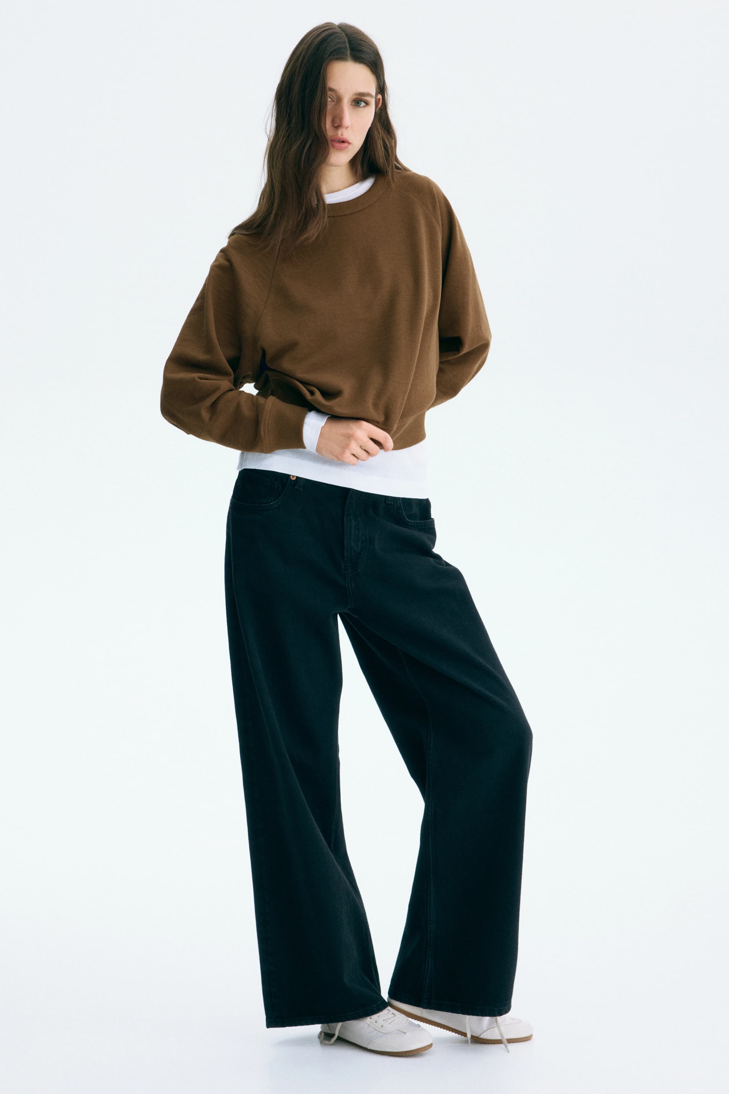 Sweater met raglanmouwen