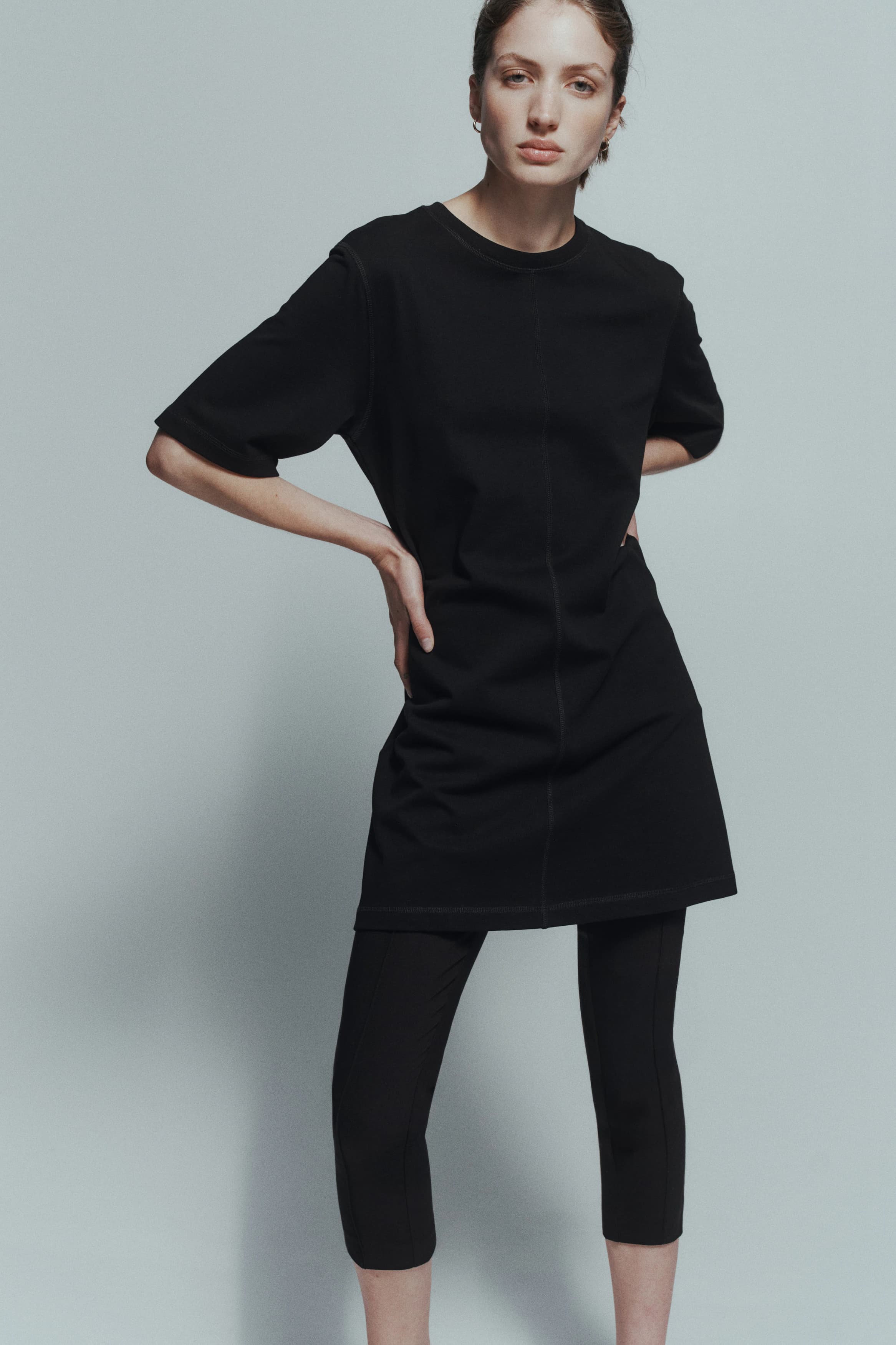 Katoenen T-shirtjurk