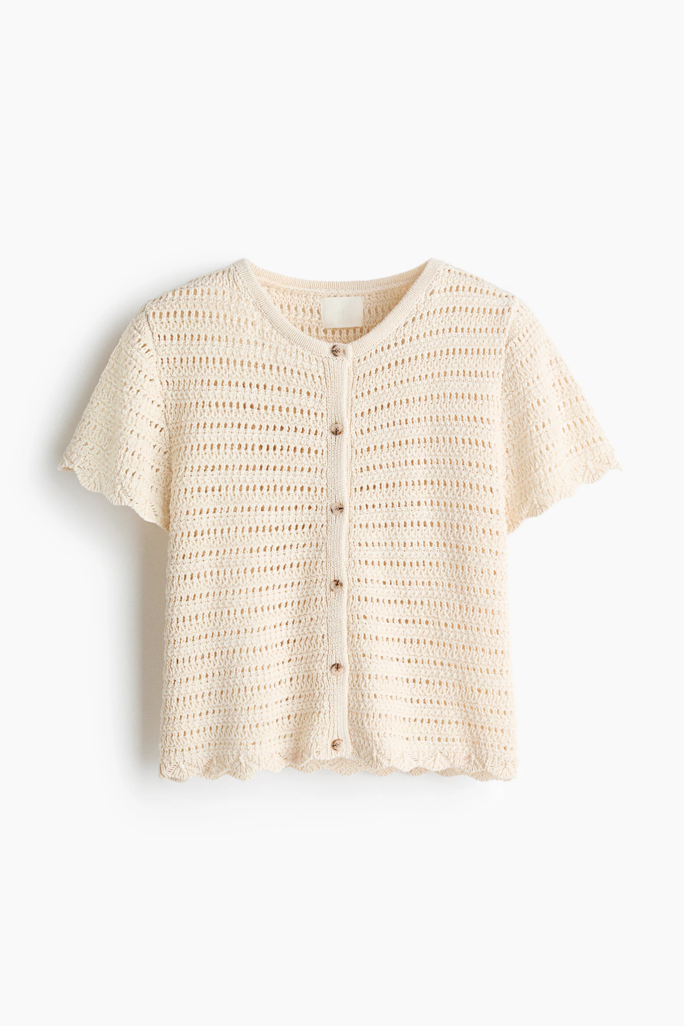 Ajourgebreid vest