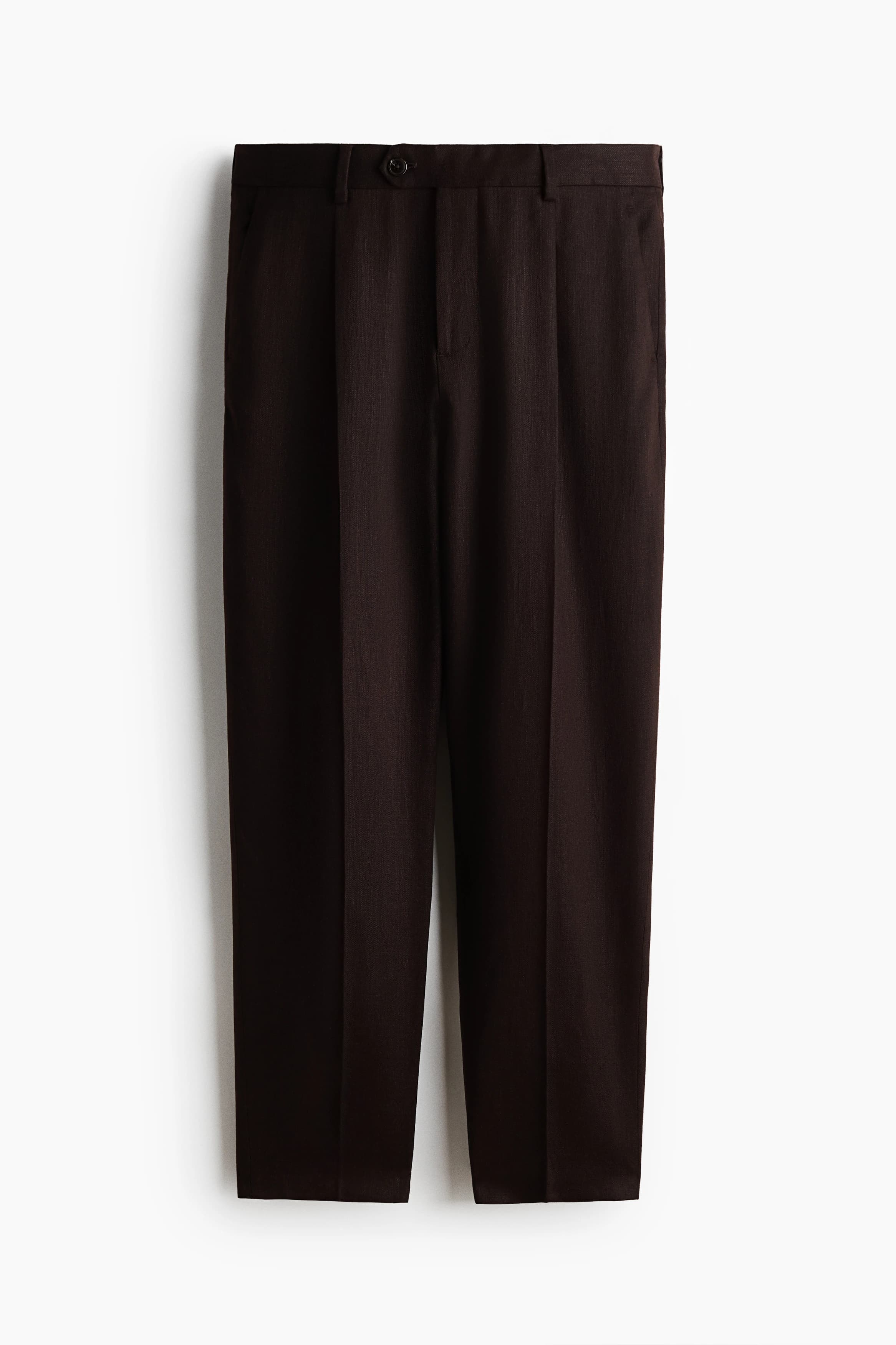 Pantalon van linnenmix - Regular Fit