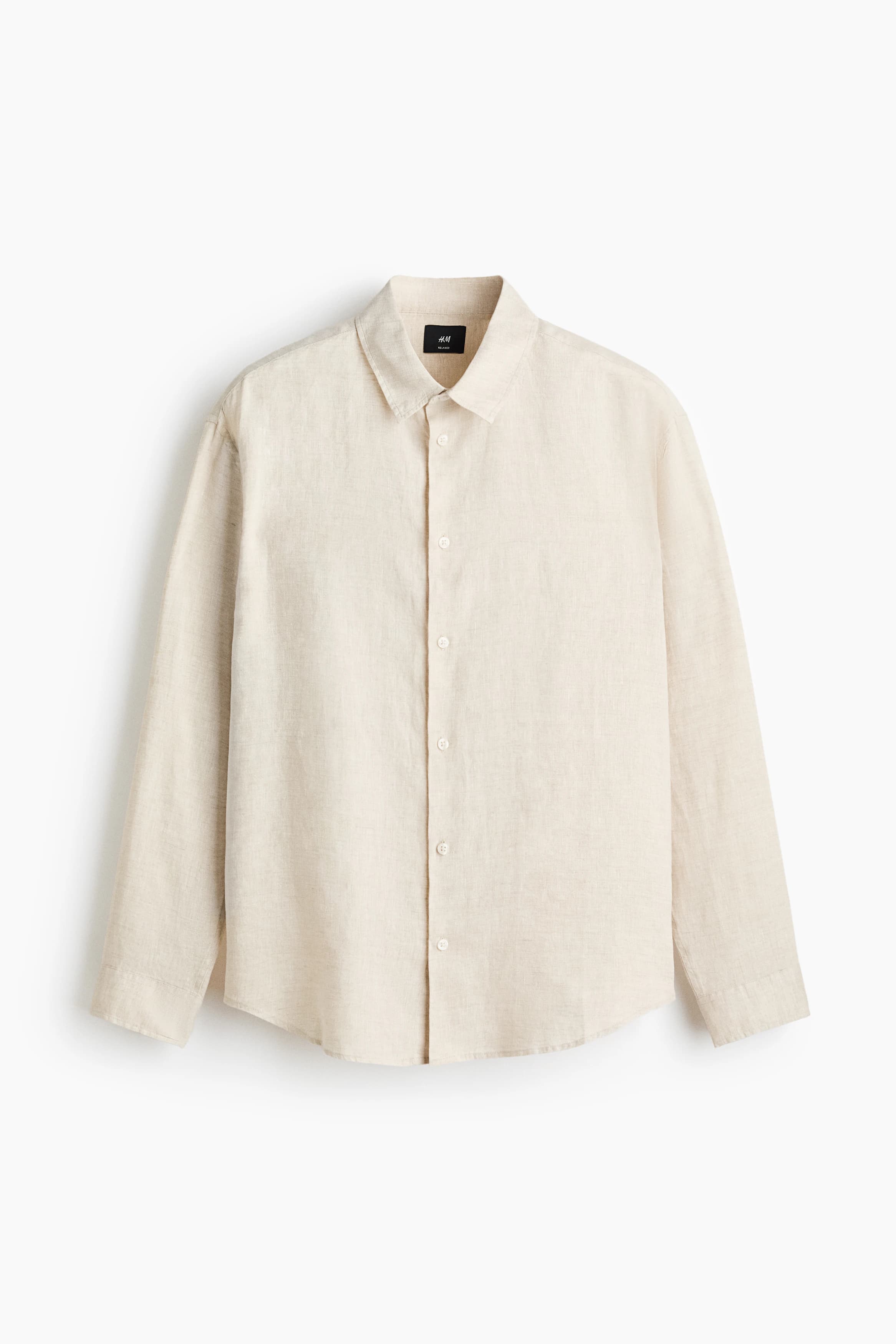 Linnen overhemd - Relaxed Fit