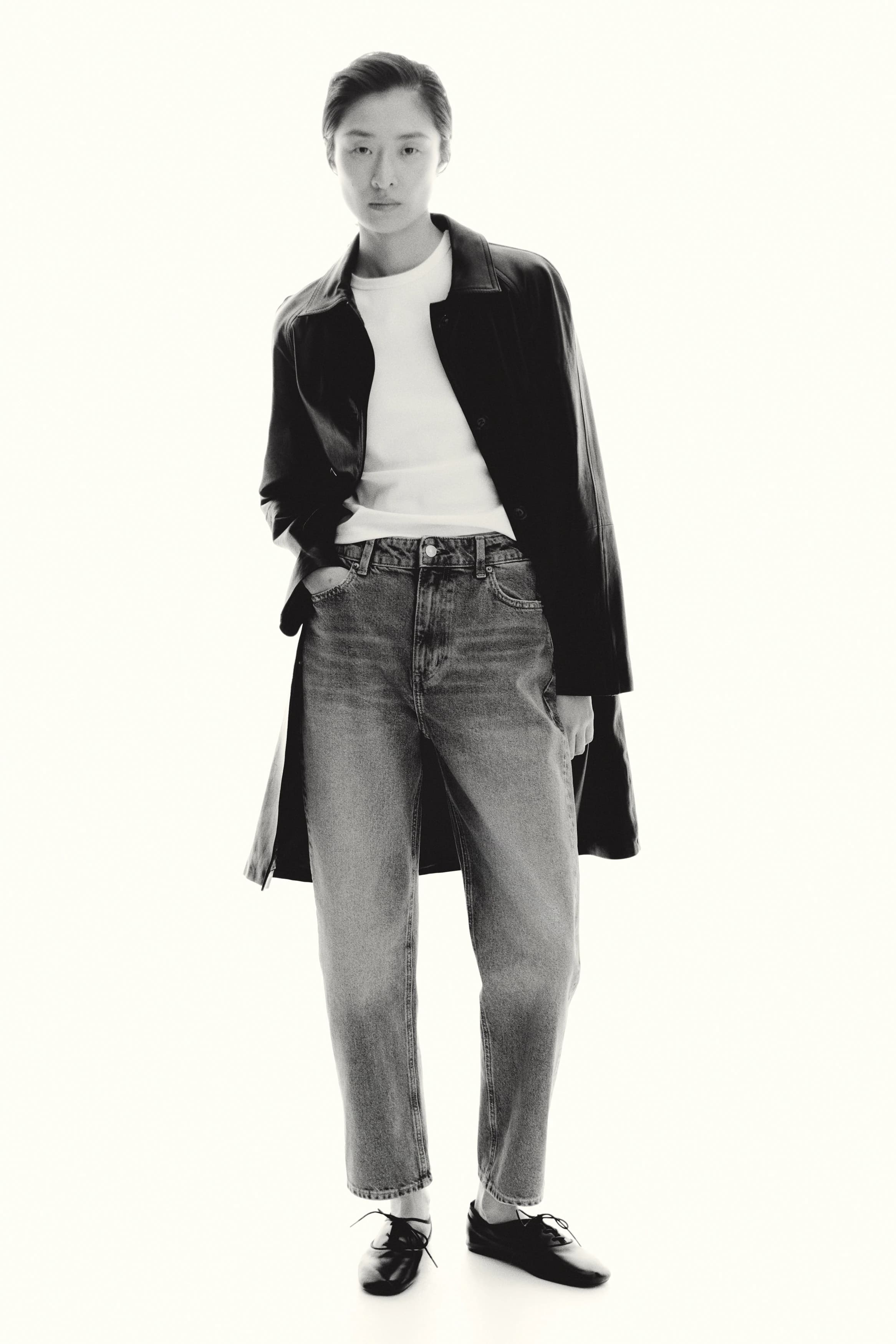 Mom Slim Fit High Waist Ankle Jeans