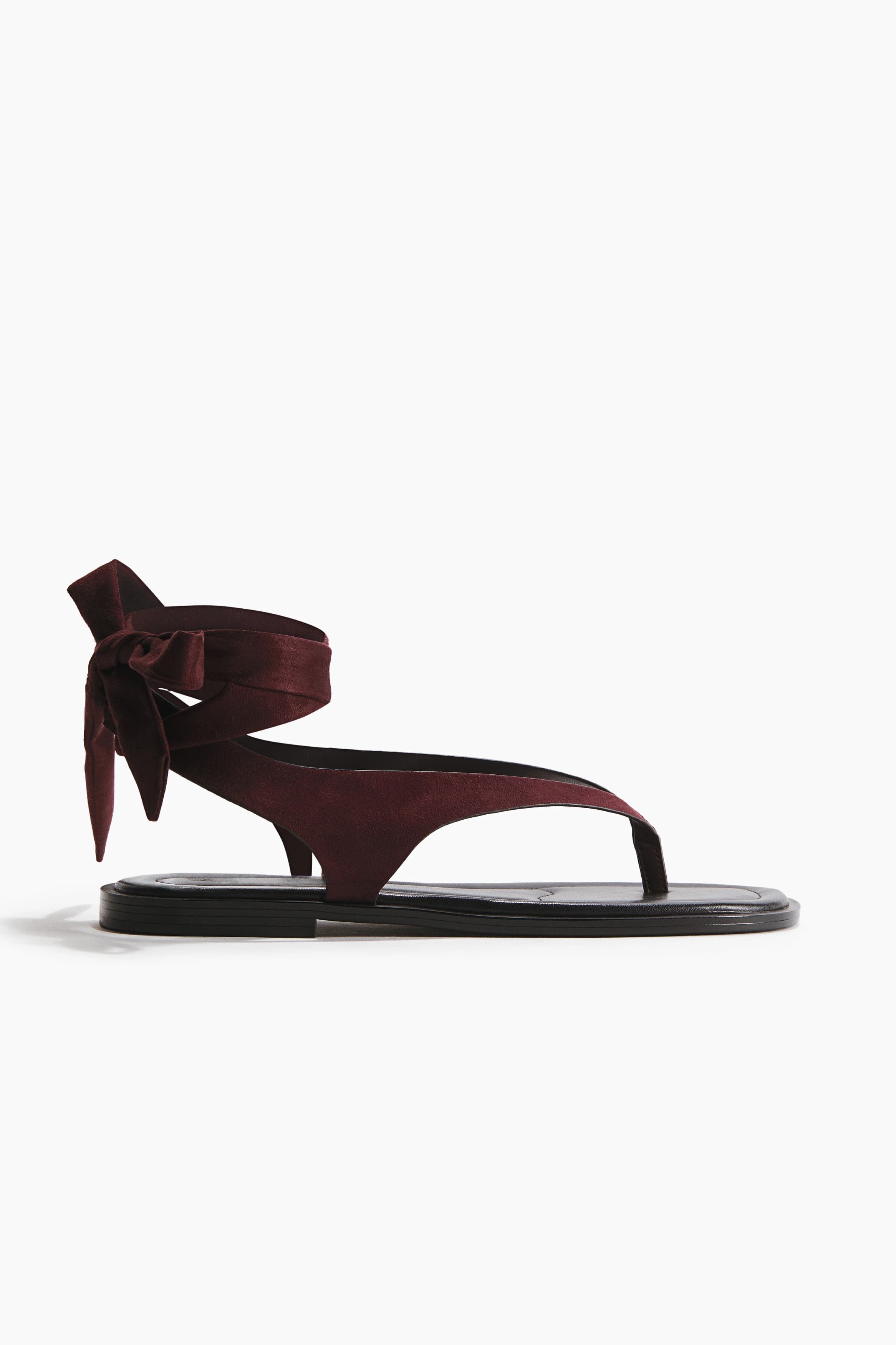 Sandalen met strikbanden