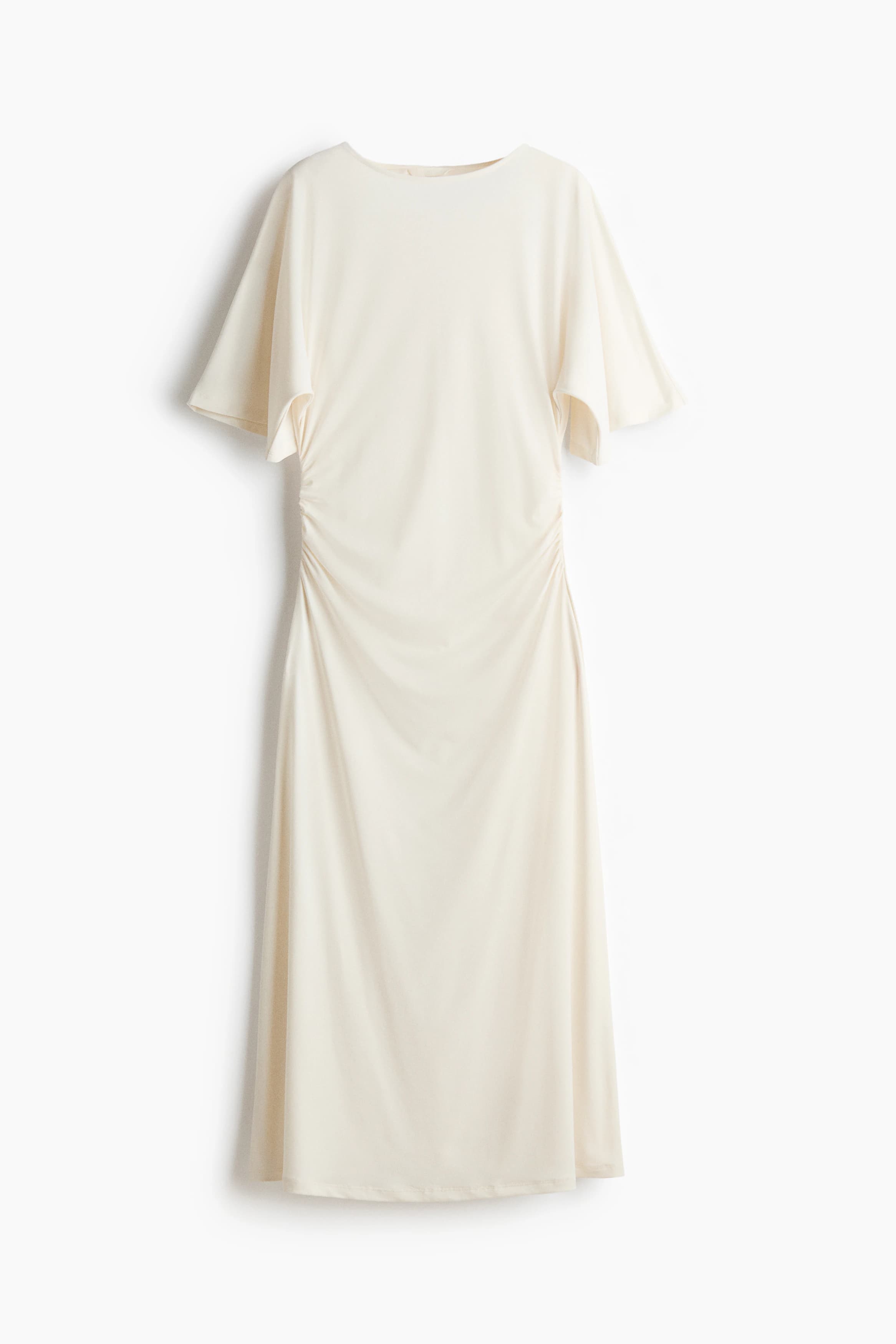 Gedrapeerde T-shirtjurk