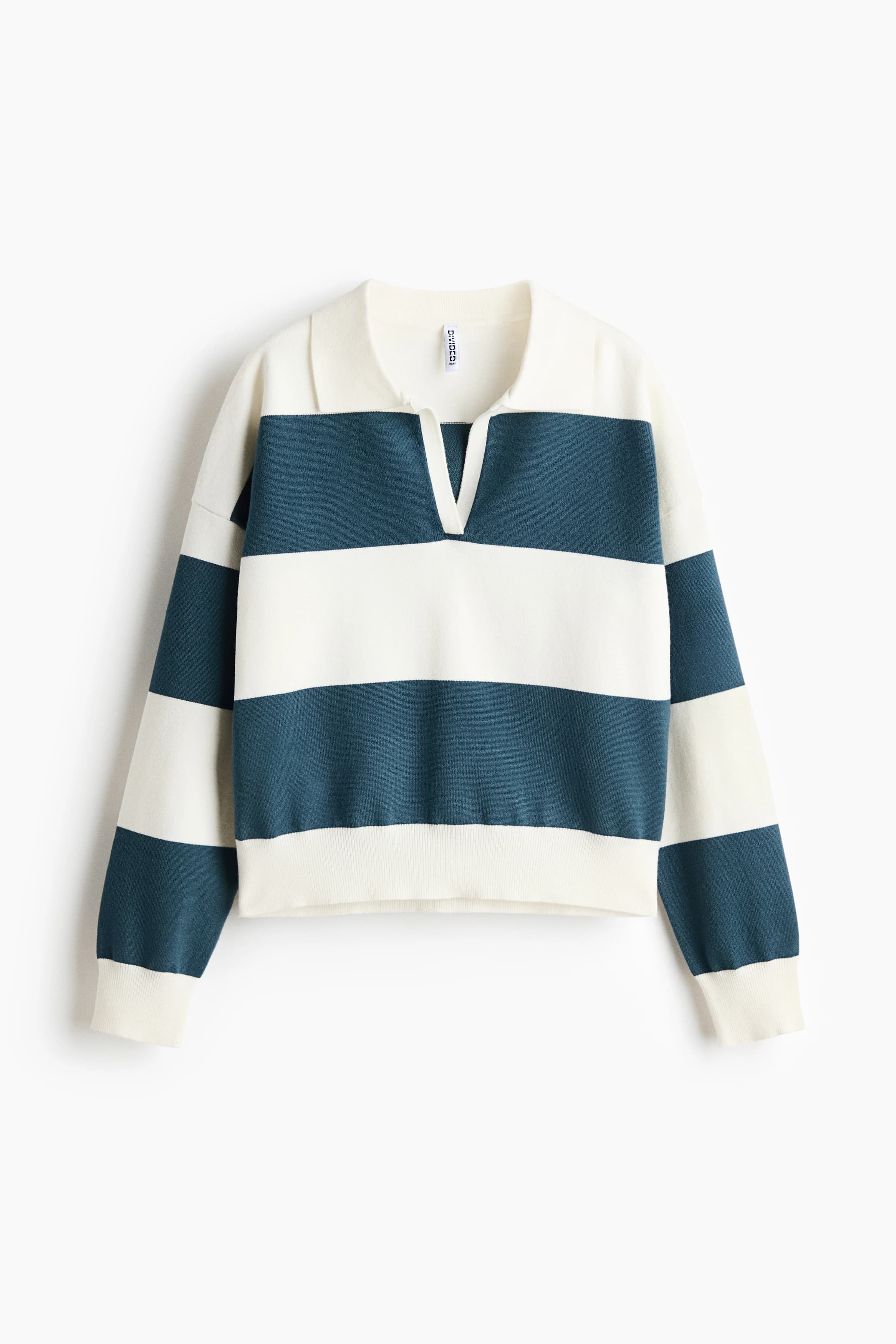 Fijngebreid poloshirt