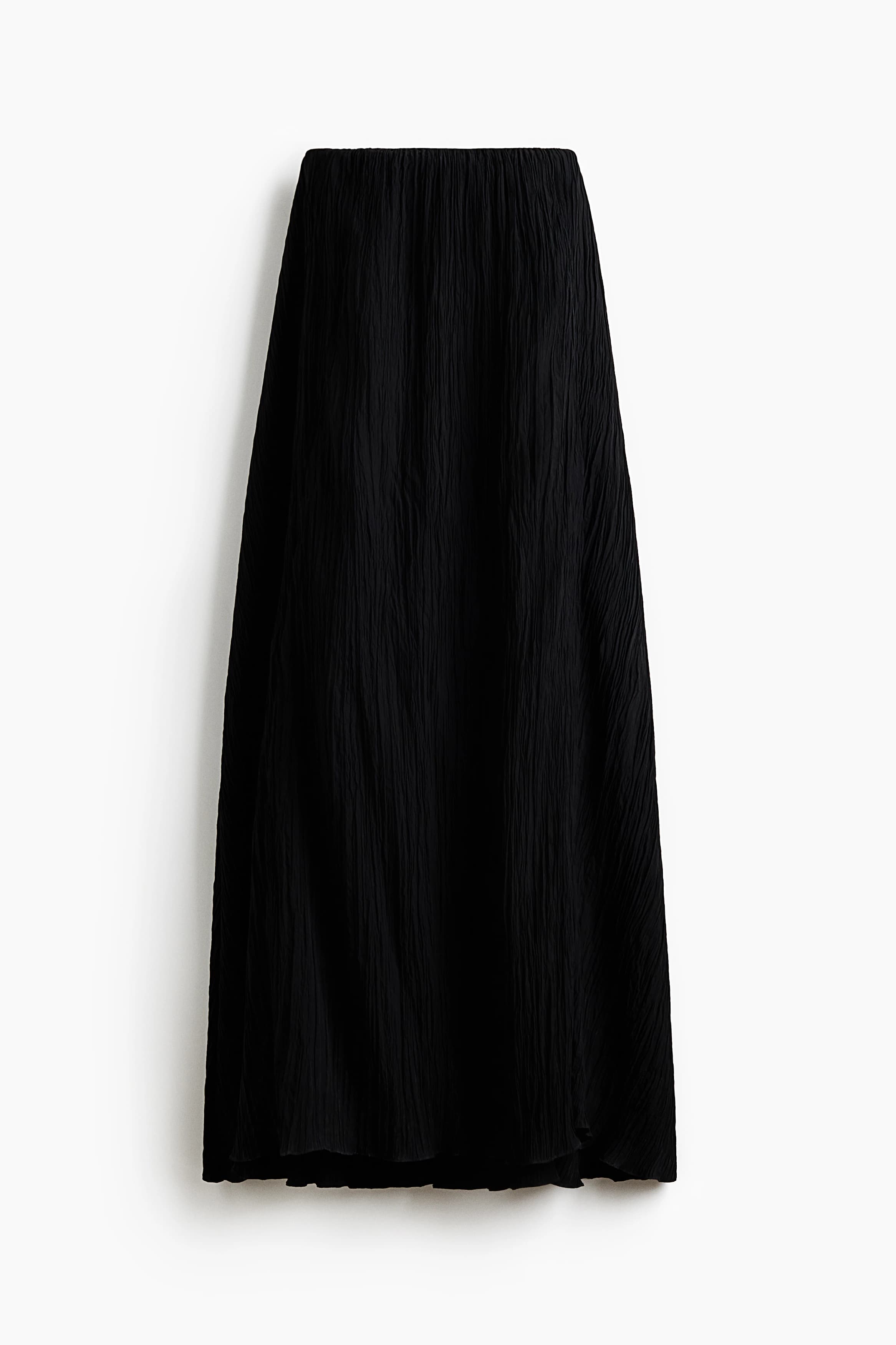 Bandeaujurk van crinkletricot