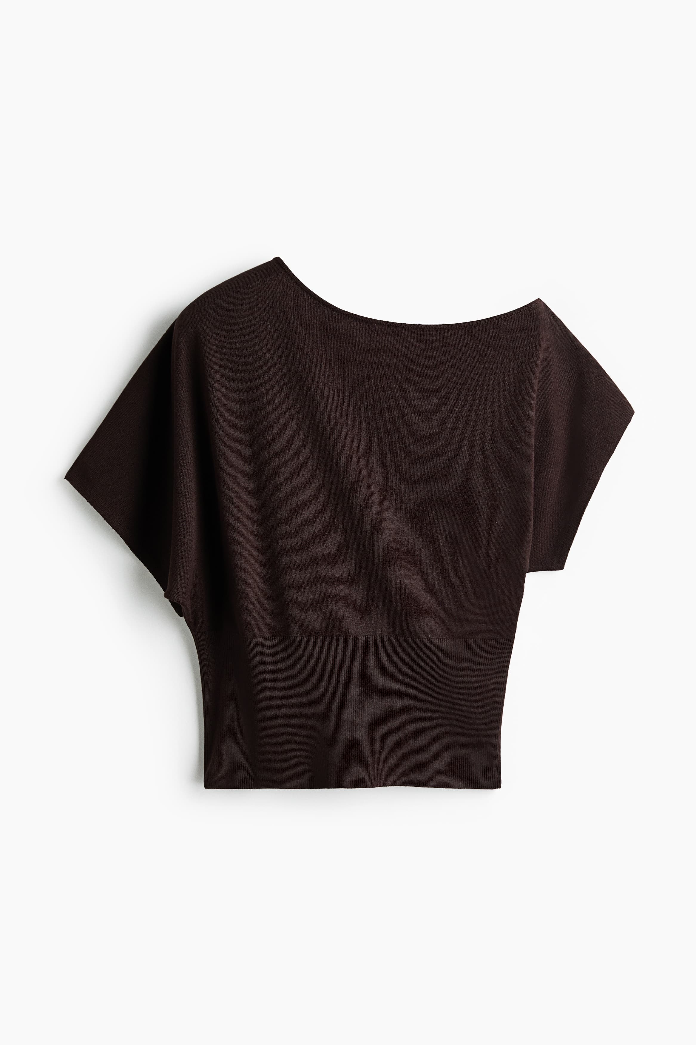 Fijngebreide one-shouldertop