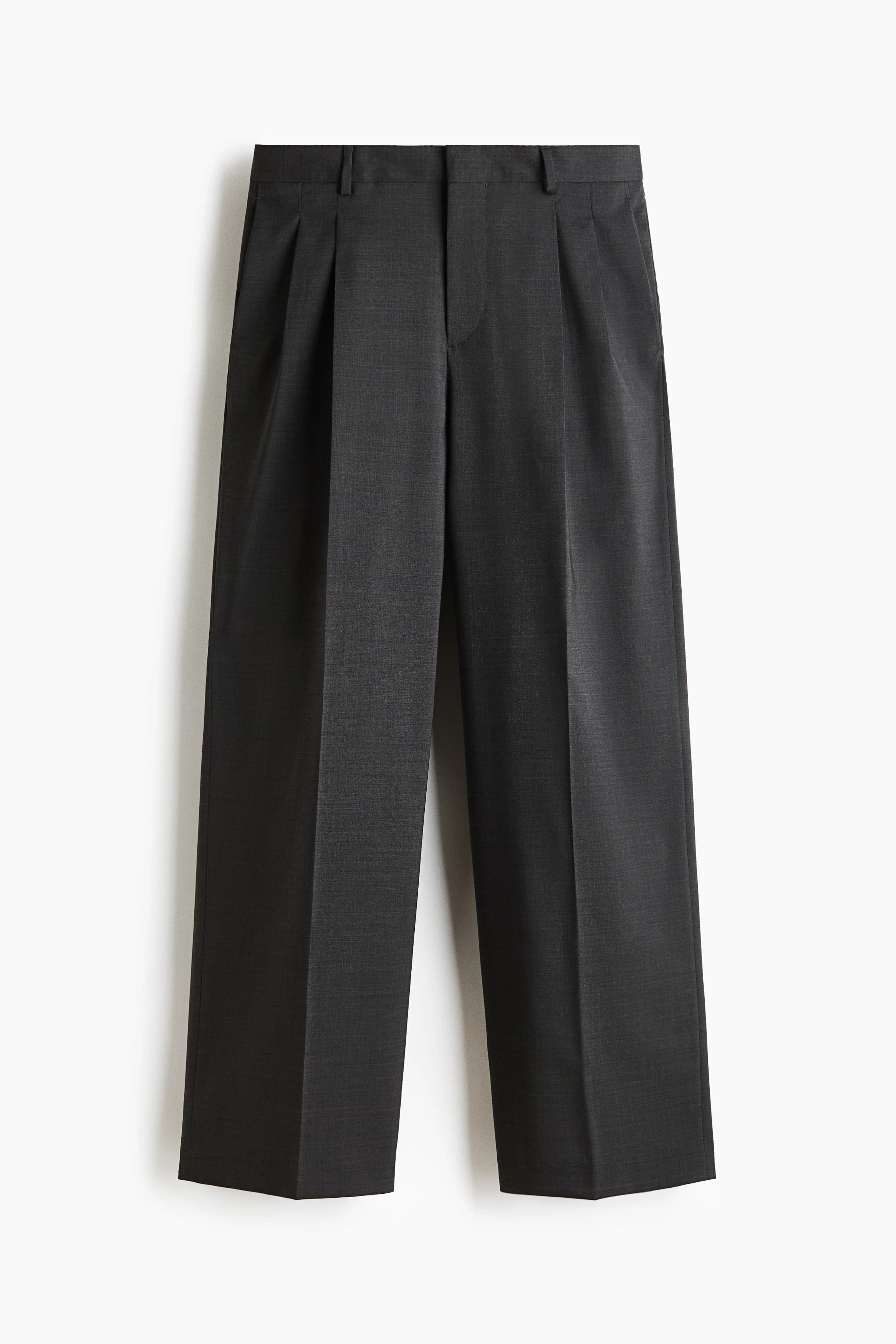 Pantalon van wolmix - Loose Fit