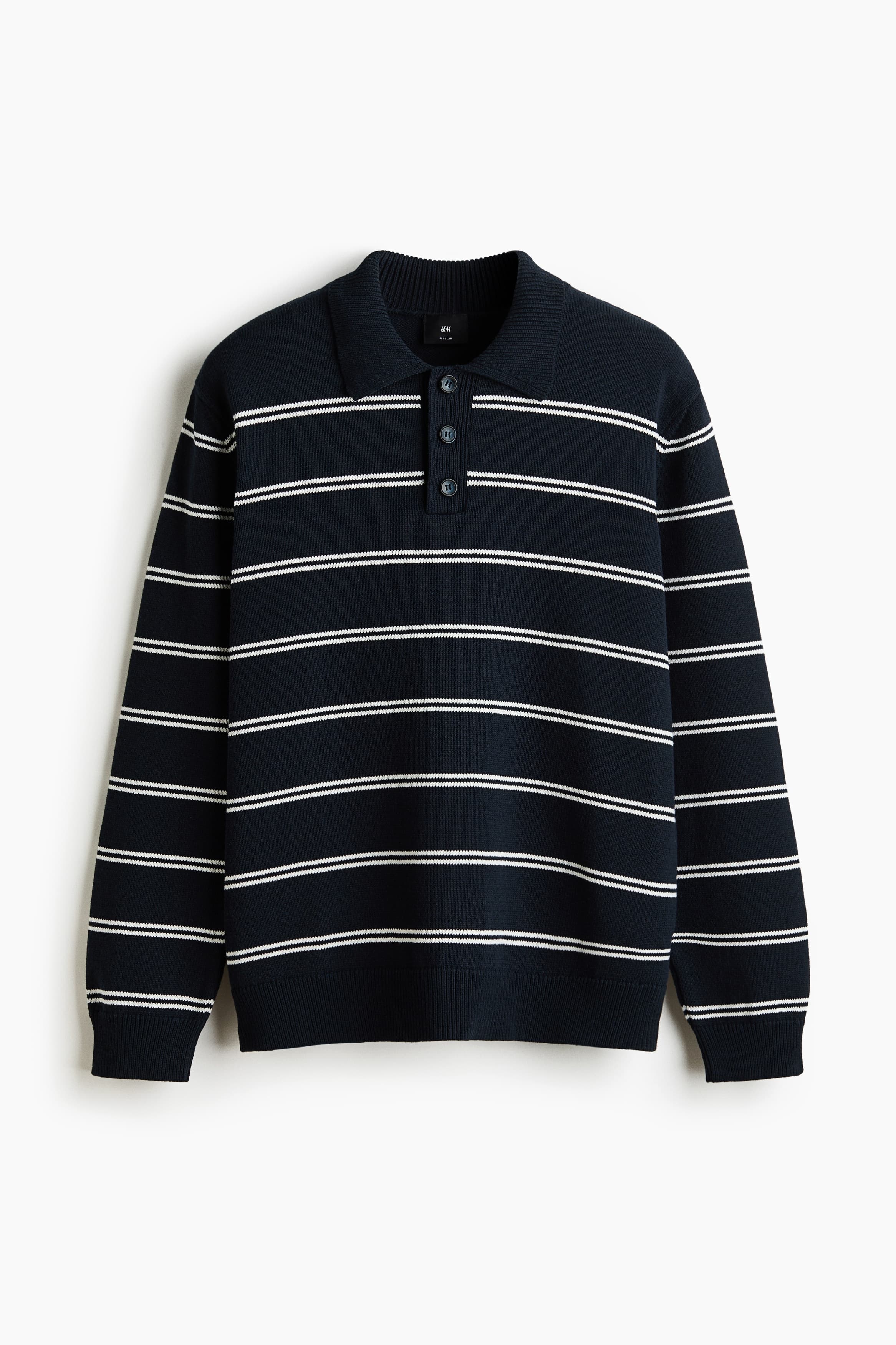 Gebreid poloshirt - Regular Fit