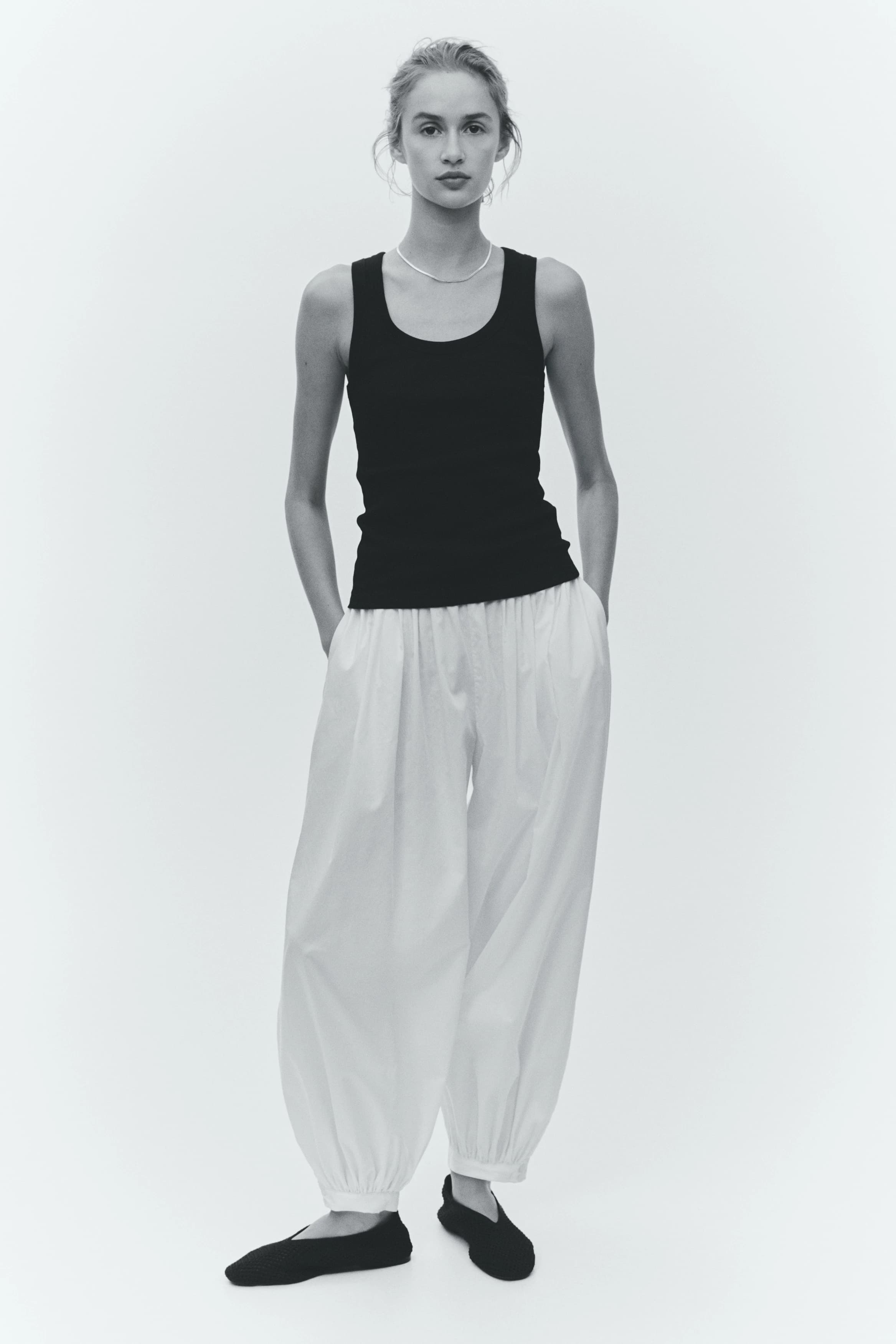 Ribbed vest top