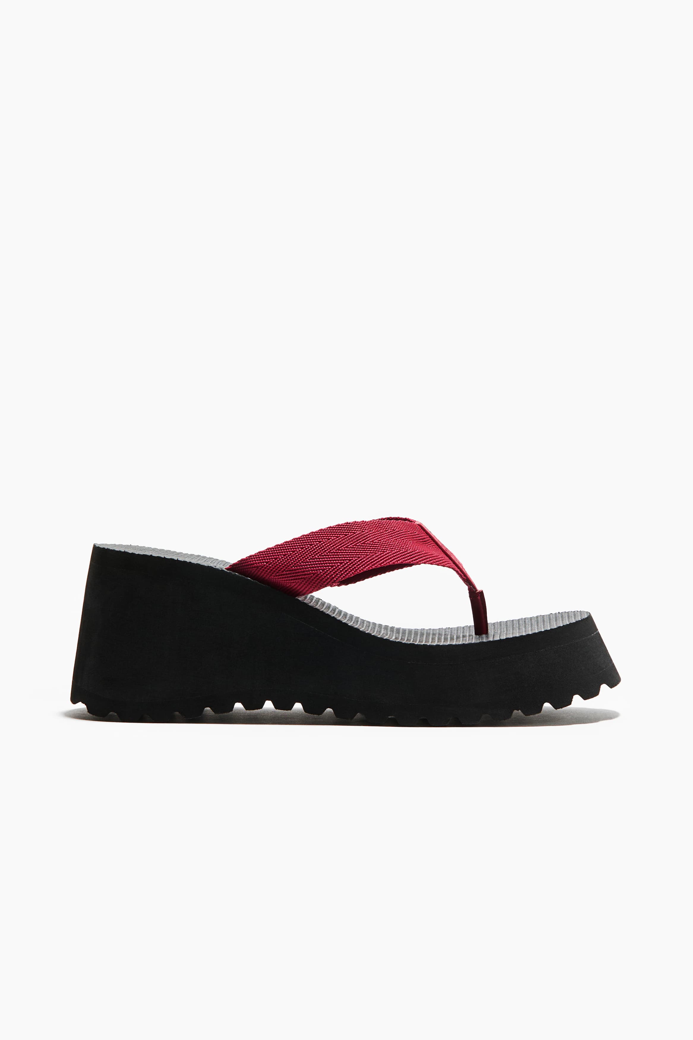 Teenslippers met sleehak