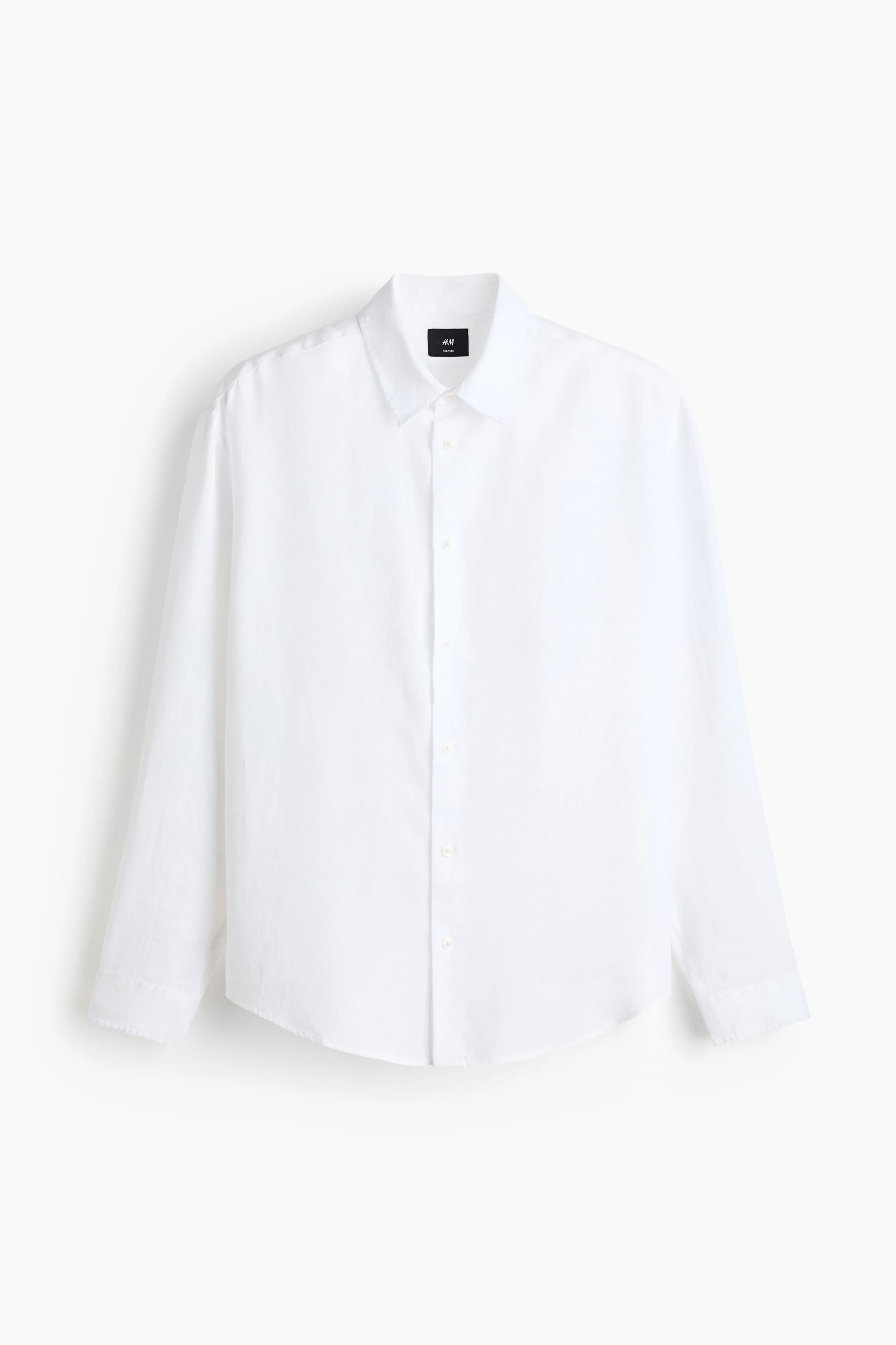 Linnen overhemd - Relaxed Fit