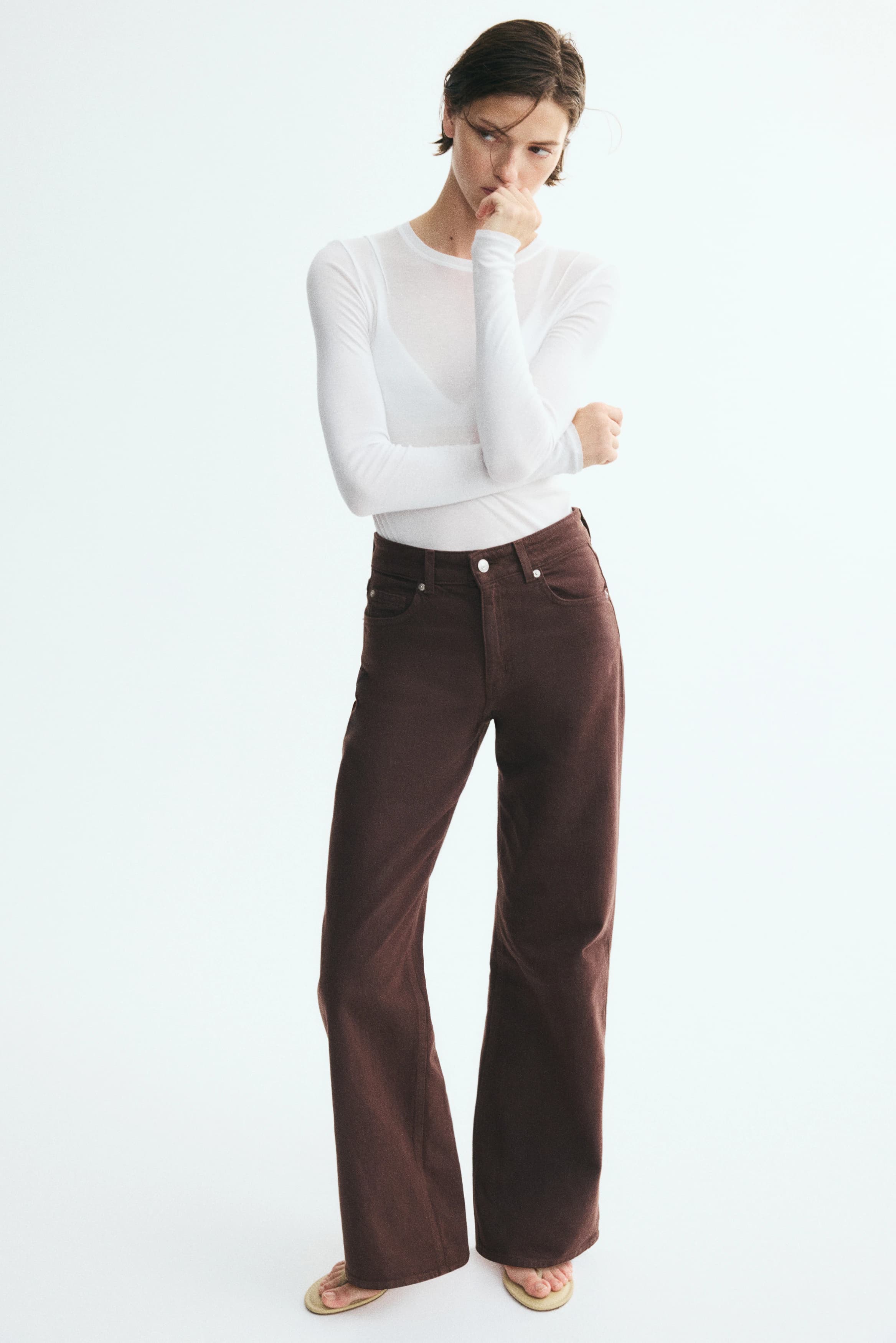Wide High Waist Jeans