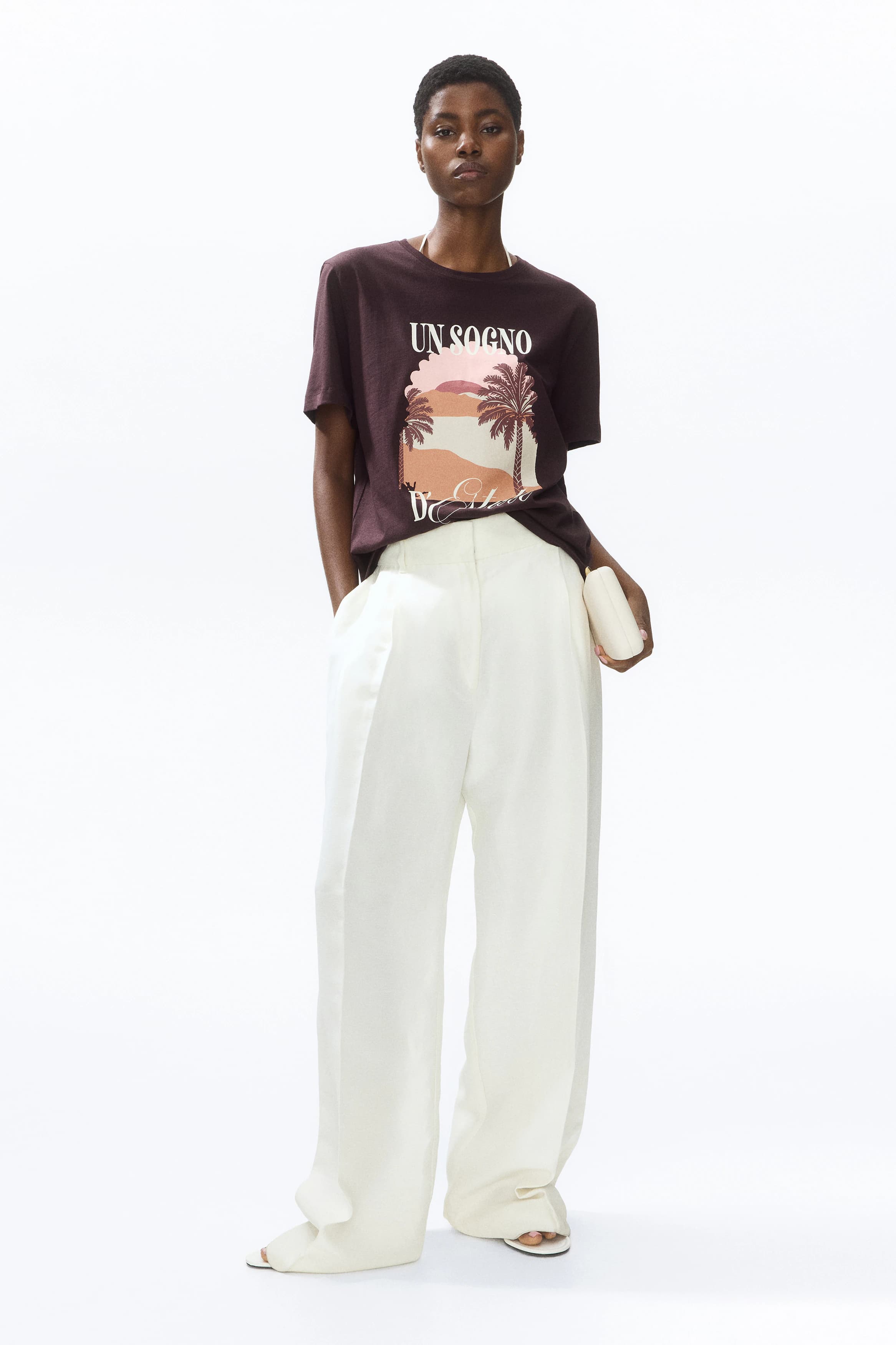 T-shirt met print