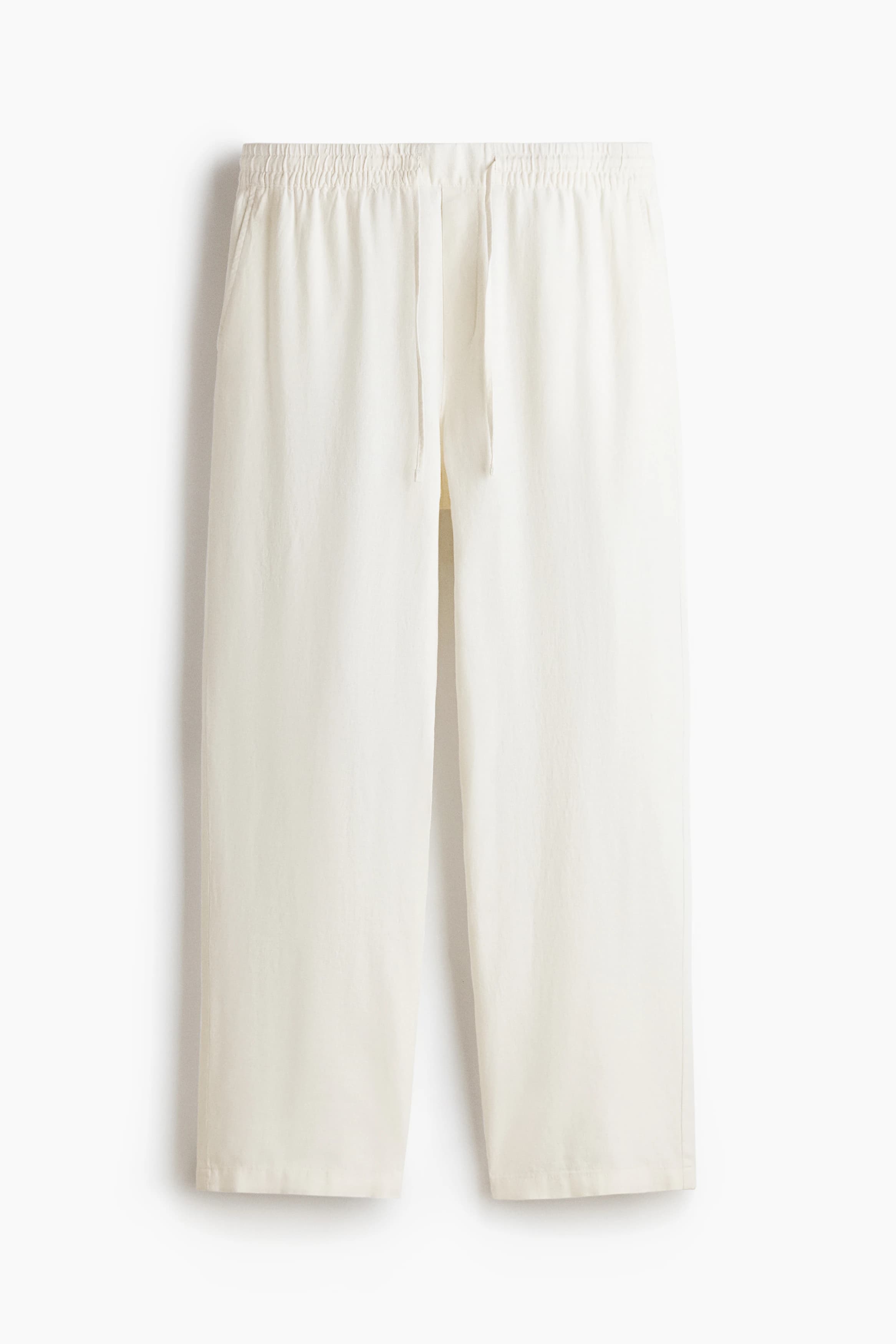 Broek van linnenmix - Relaxed Fit