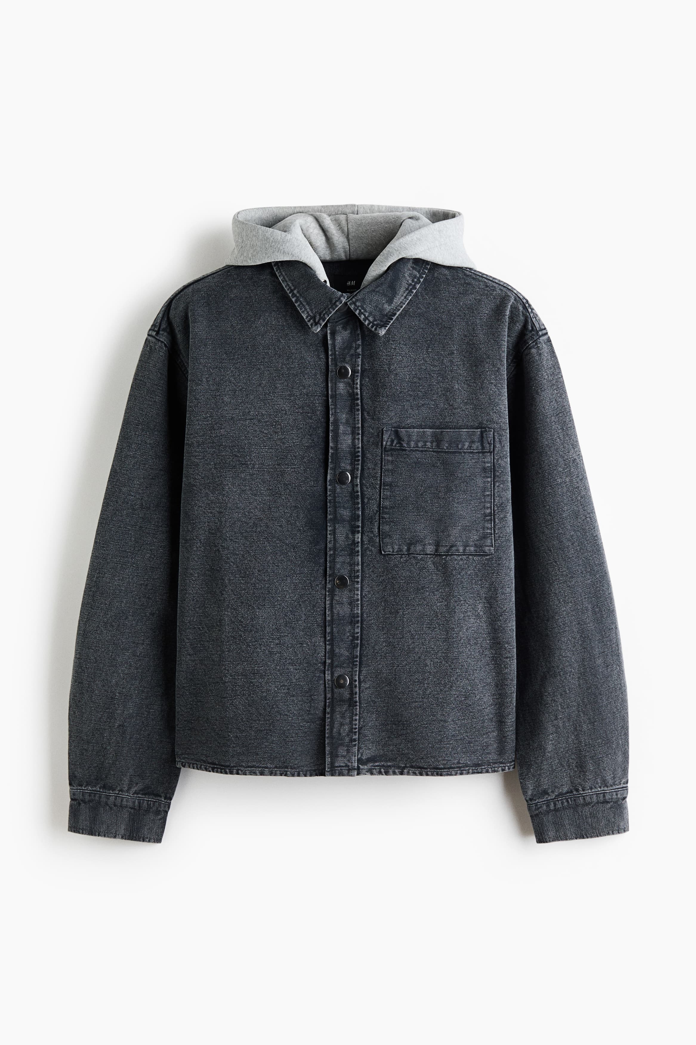 Overshirt met capuchon