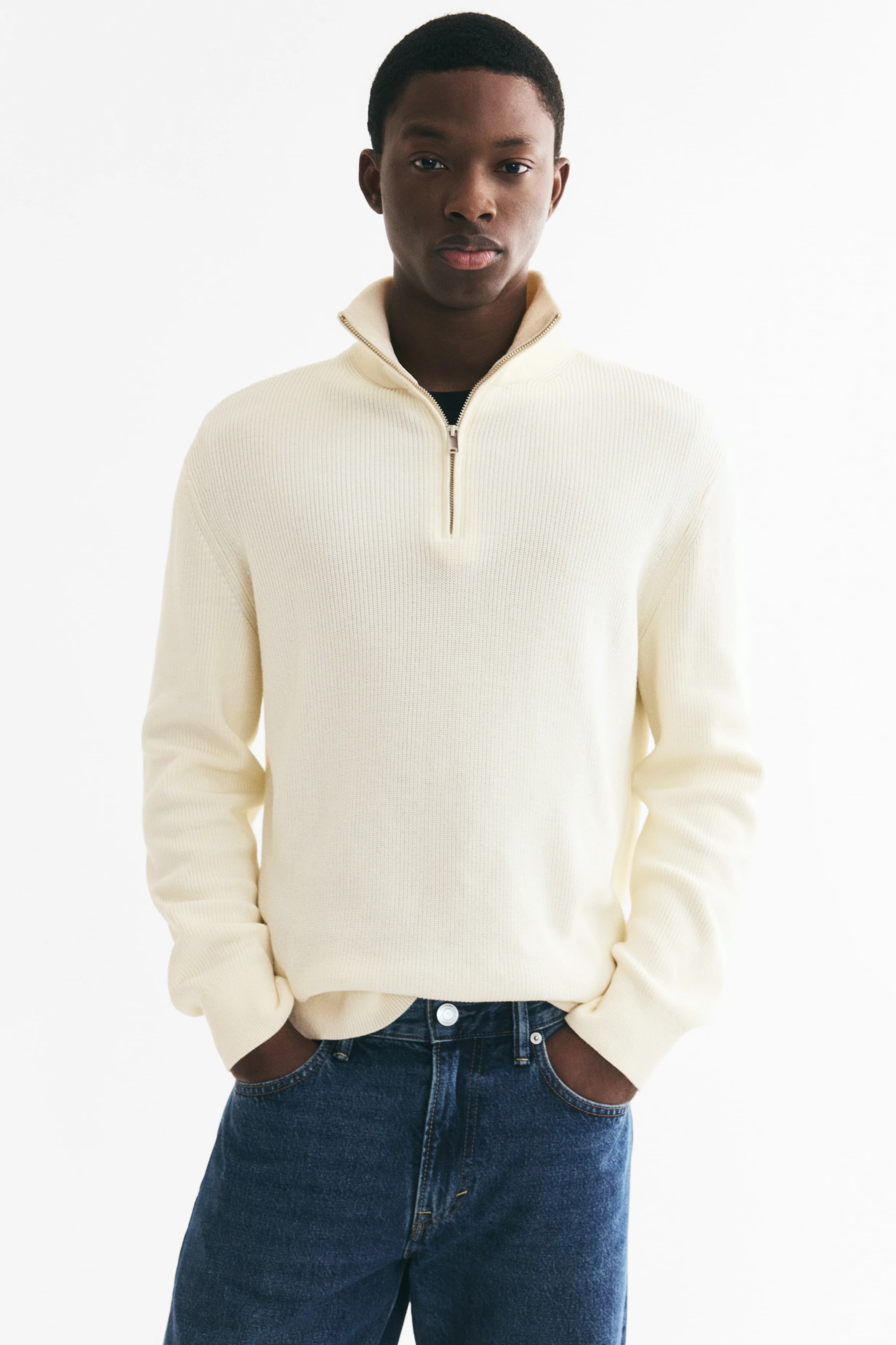 Ziptop-trui - Regular Fit