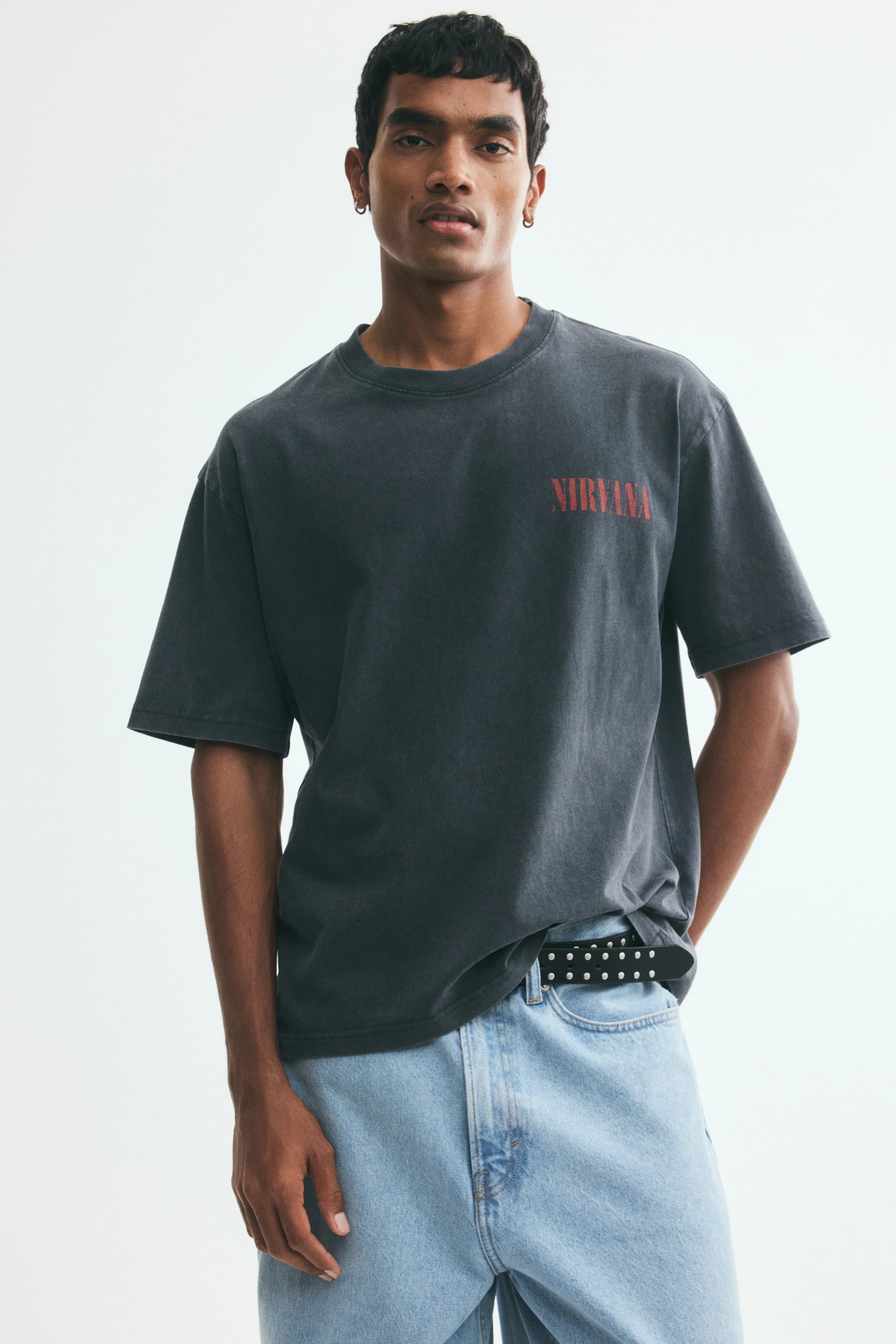 Katoenen T-shirt met print - Relaxed Fit