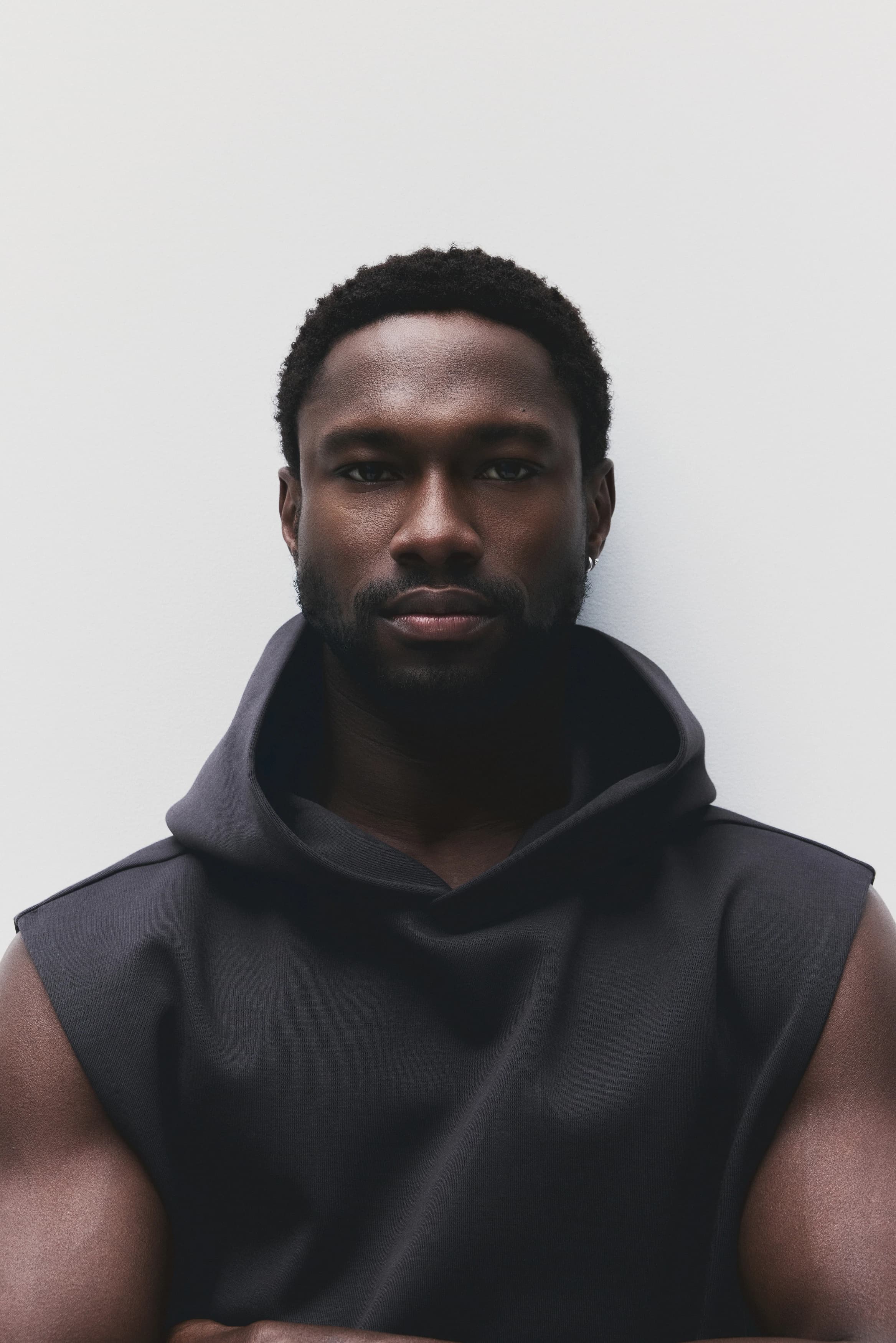 Mouwloze sportcapuchonsweater met DryMove™