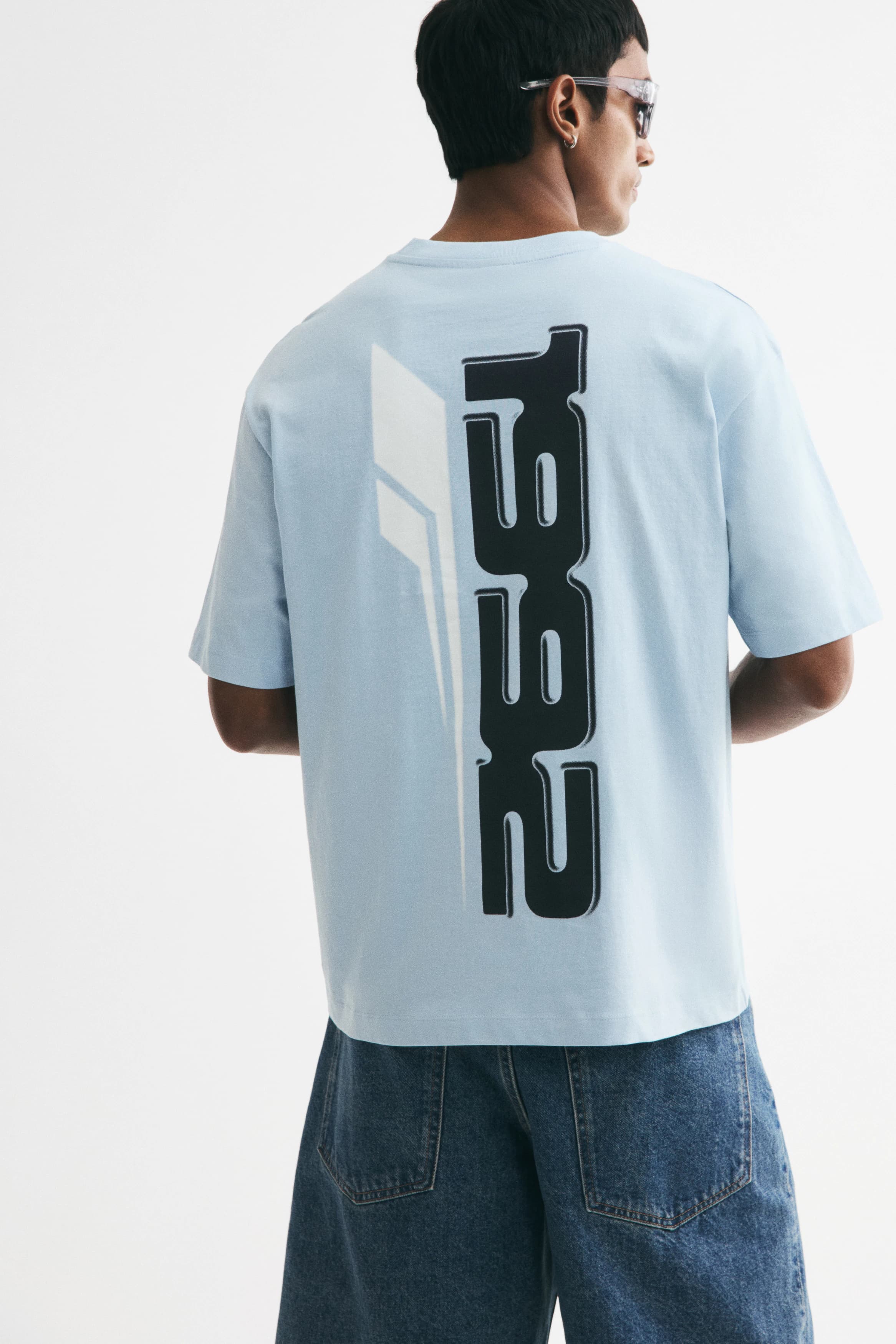 T-shirt met print - Relaxed Fit