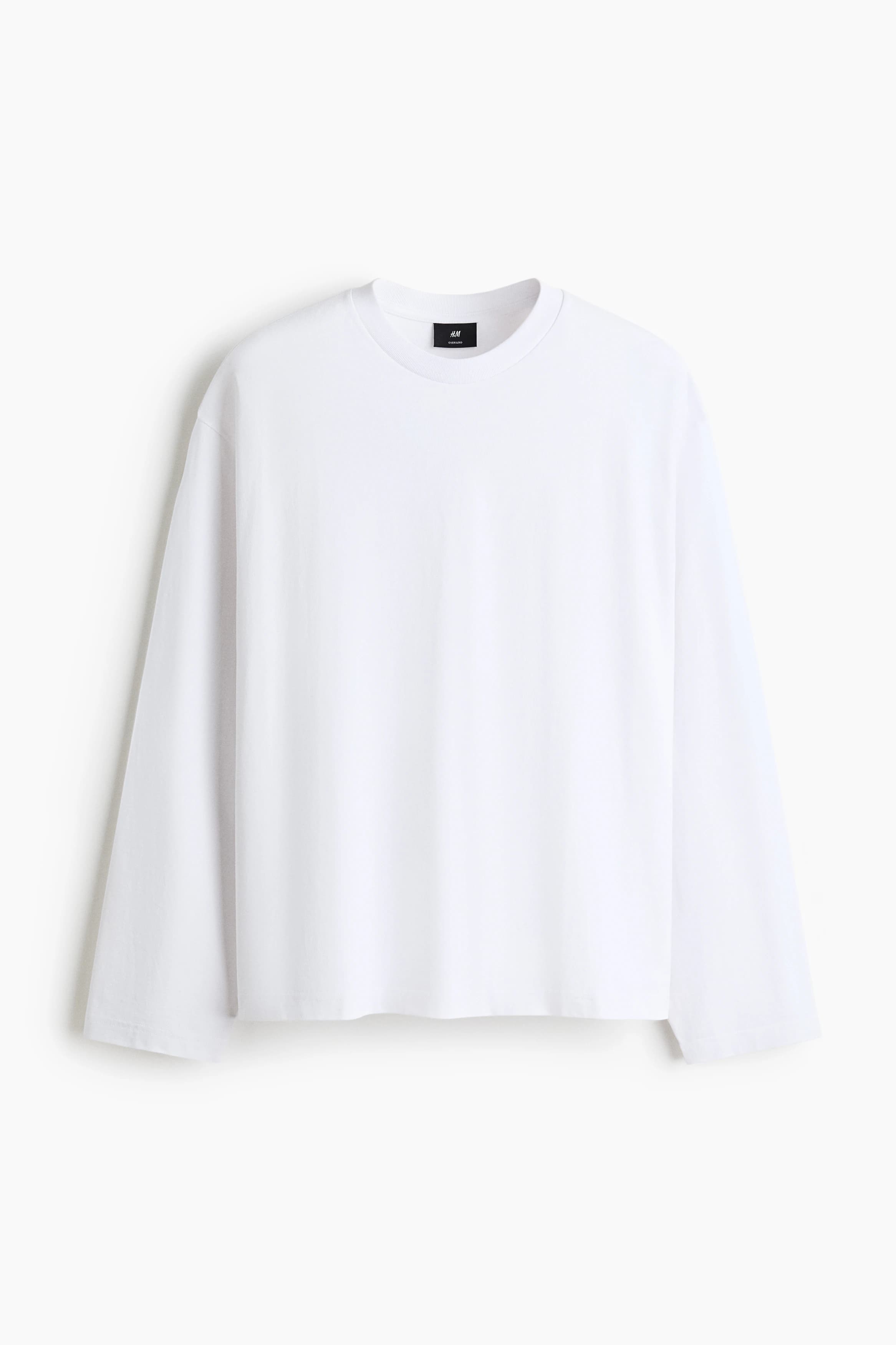 Tricot shirt met lange mouwen - Oversized Fit