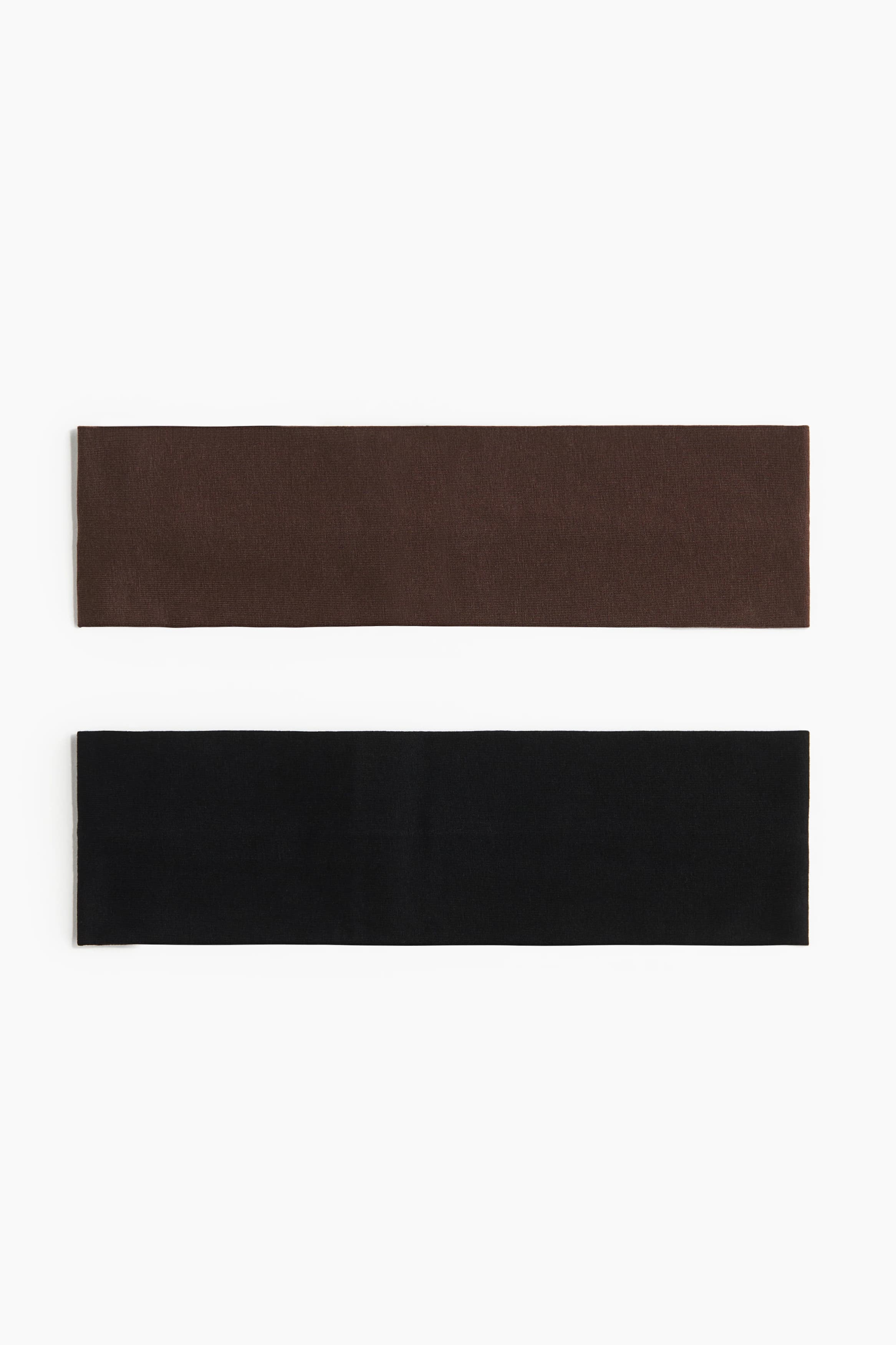 Set van 2 tricot haarbanden