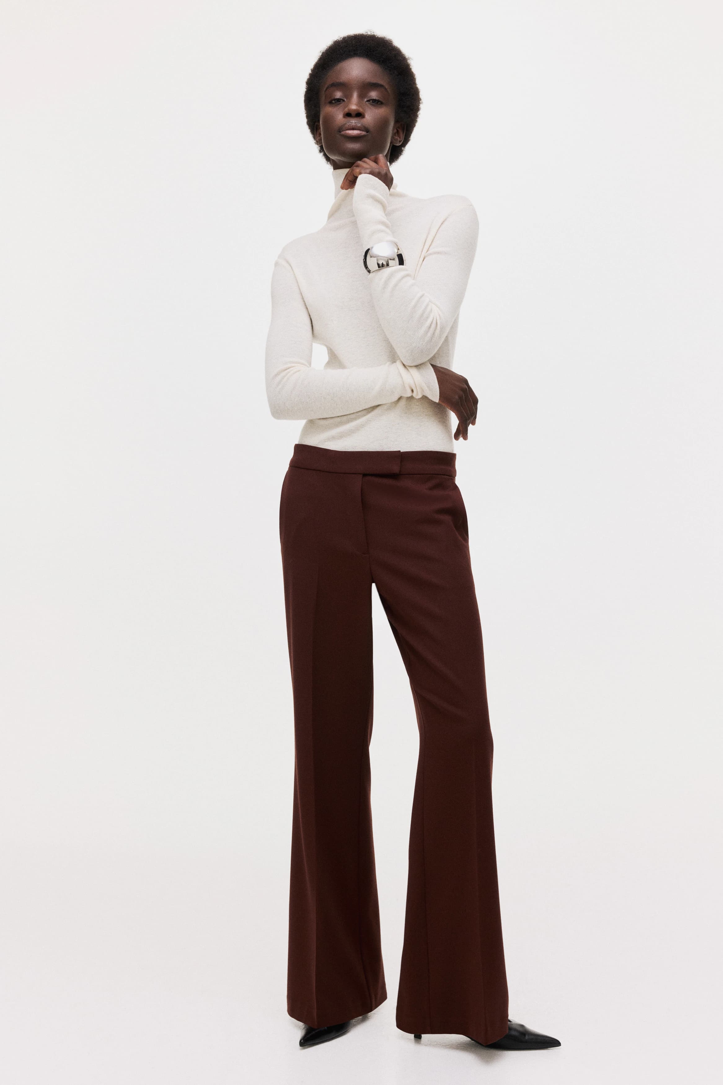 Flared broek