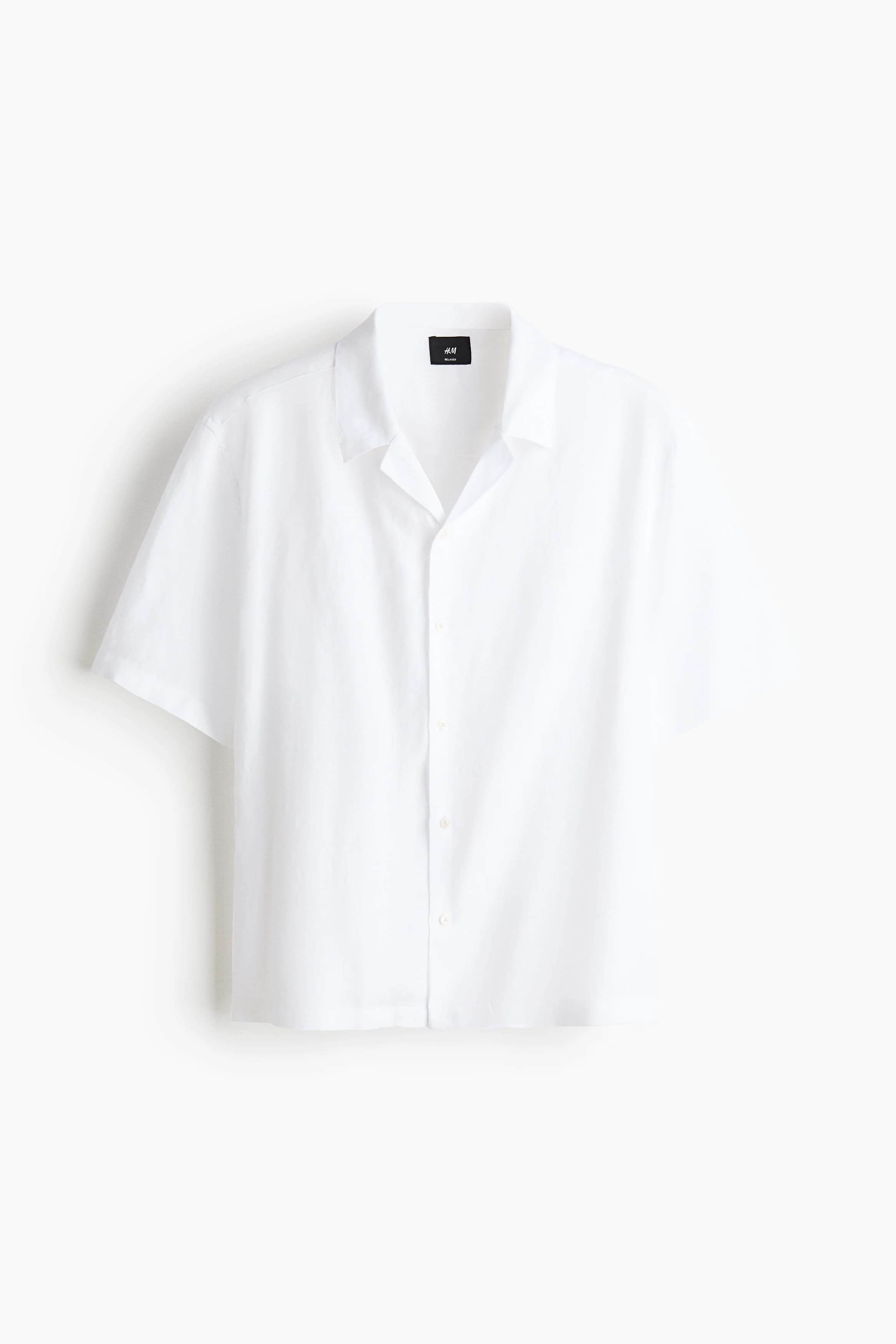 Casual overhemd van linnen - Relaxed Fit