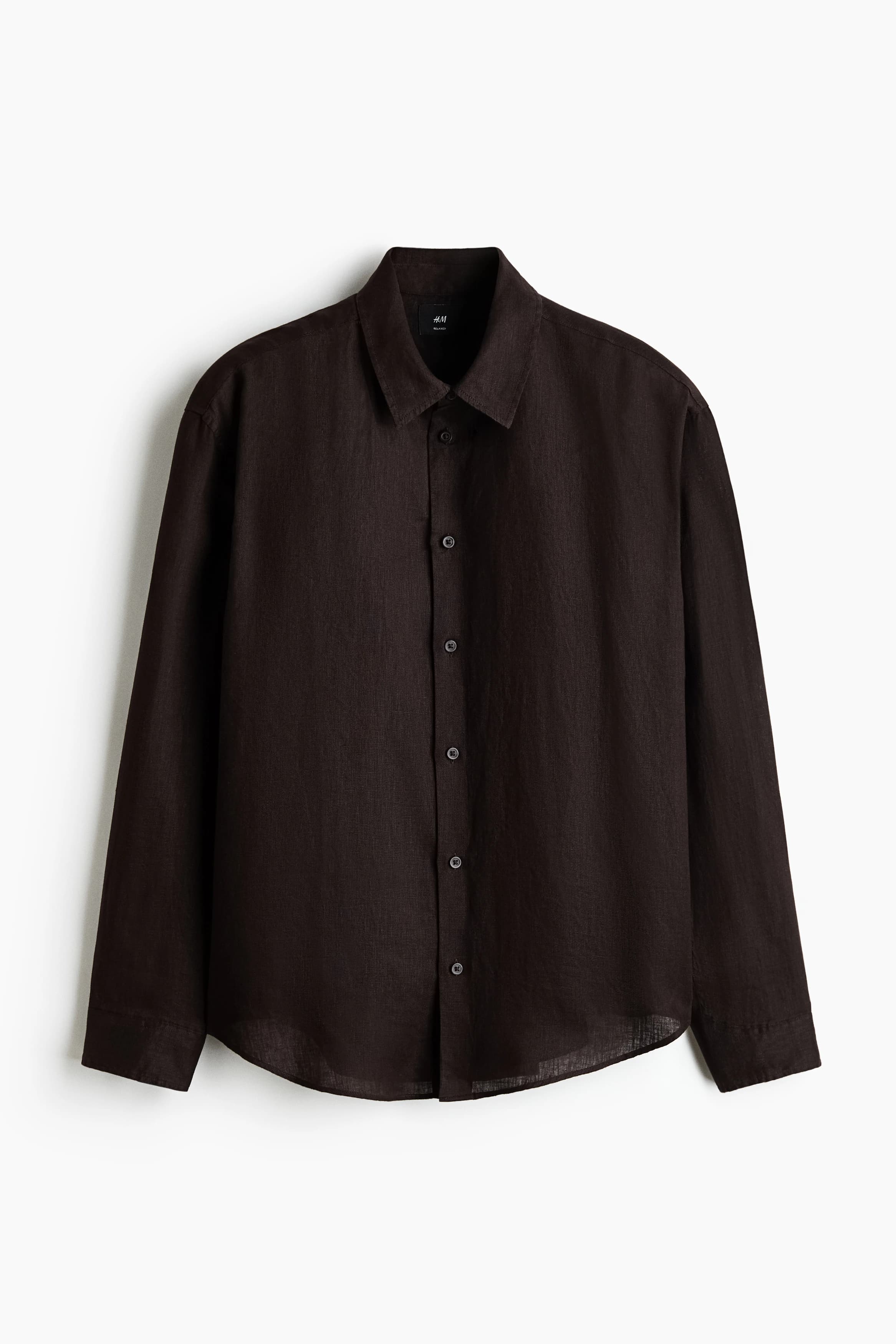 Linnen overhemd - Relaxed Fit