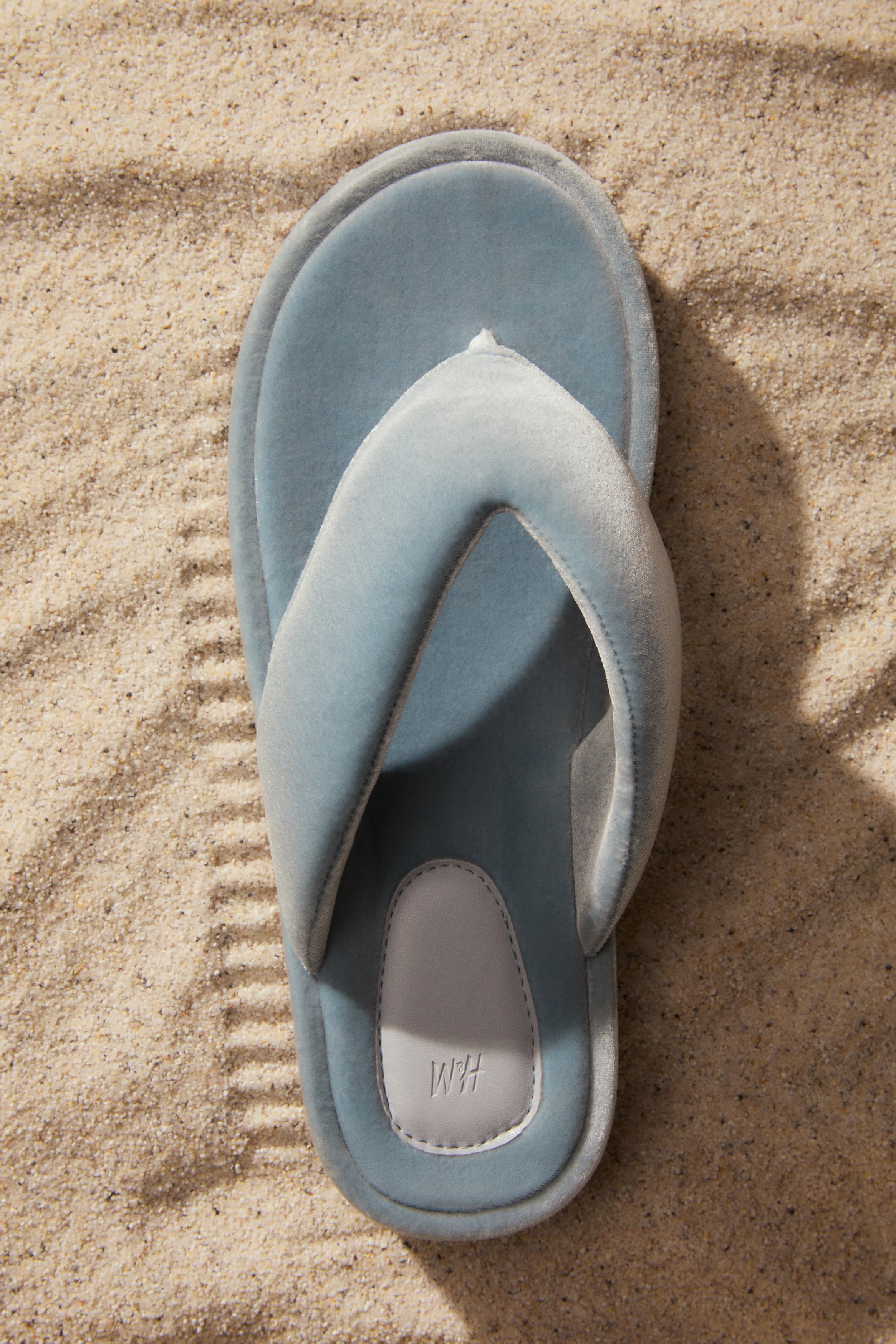 Teenslippers van velours