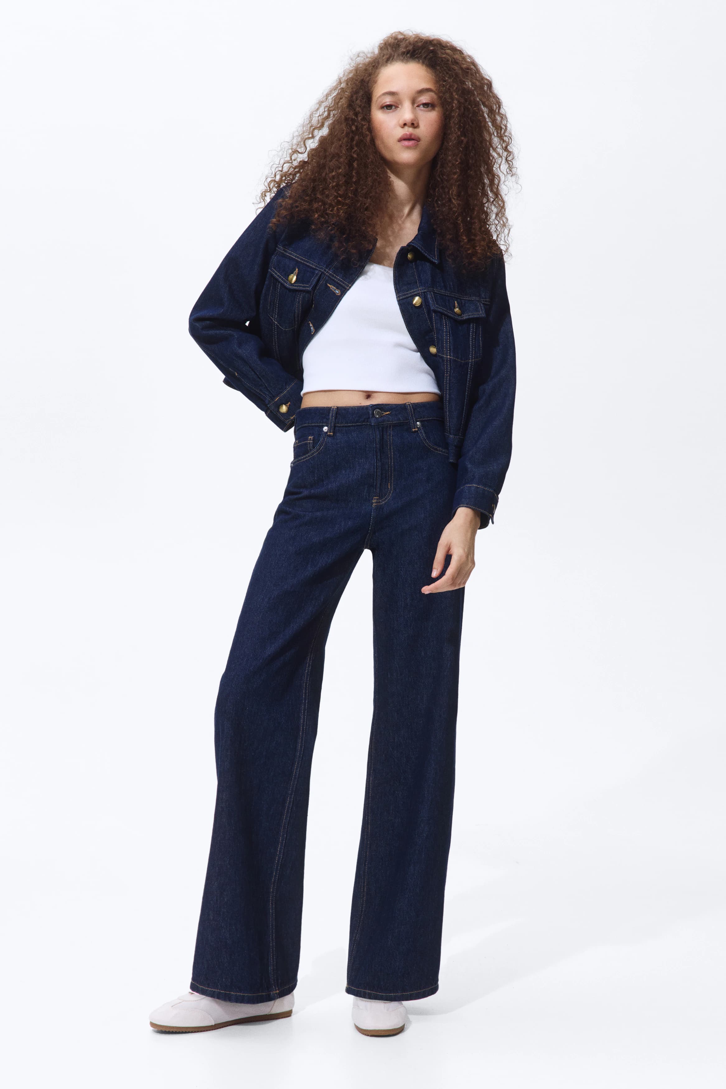Wide High Jeans