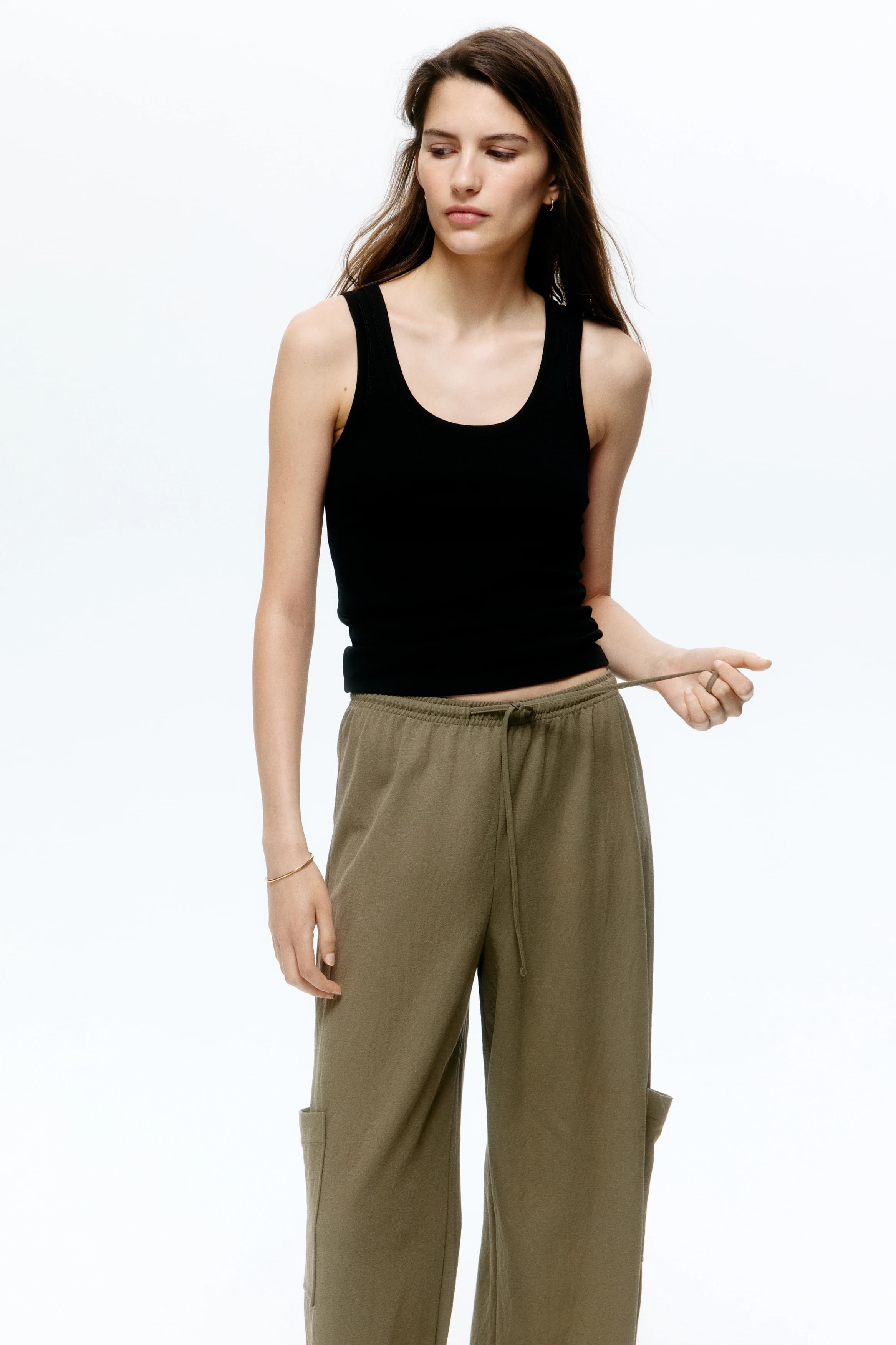Utilitybroek met drawstring