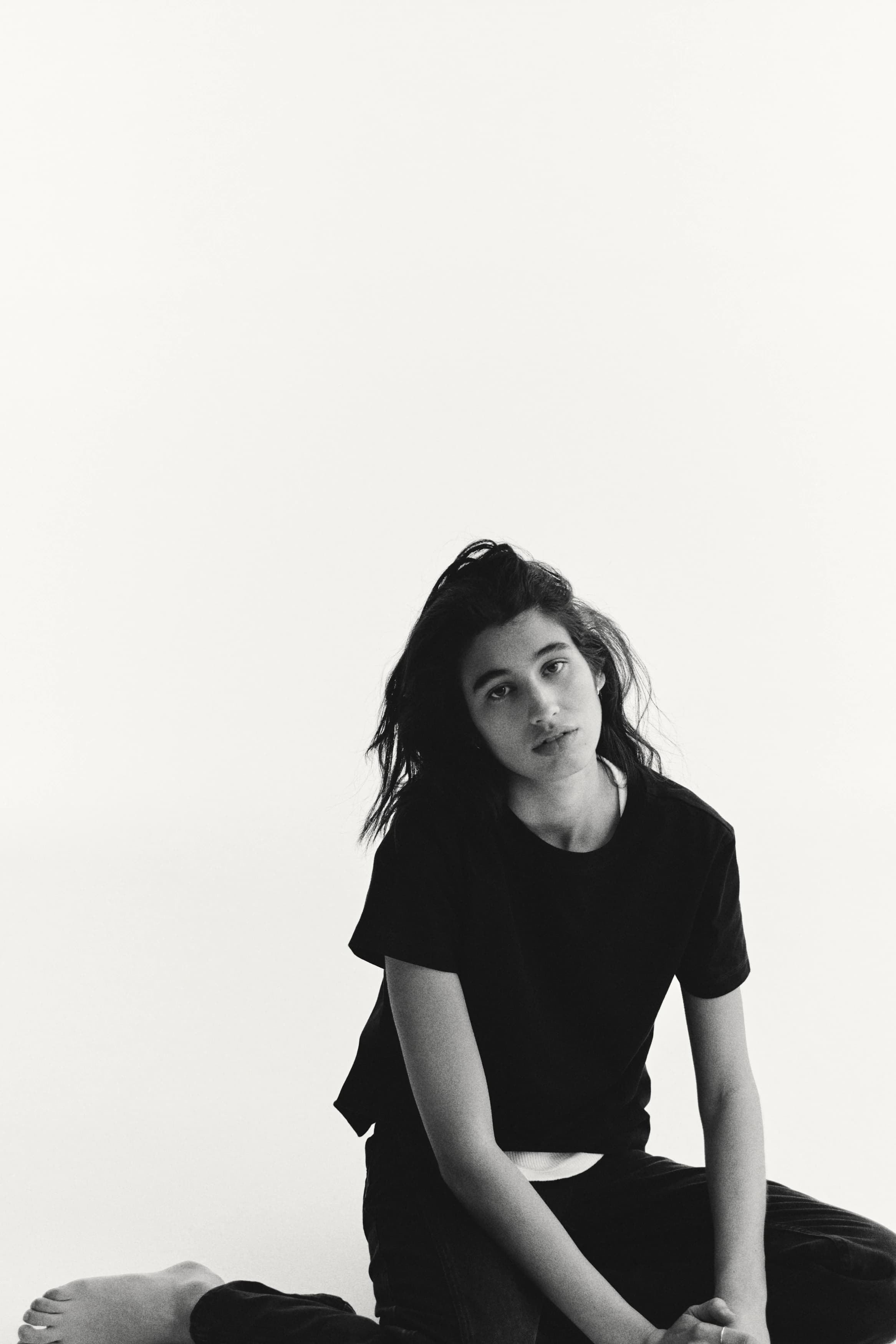 Oversized katoenen T-shirt