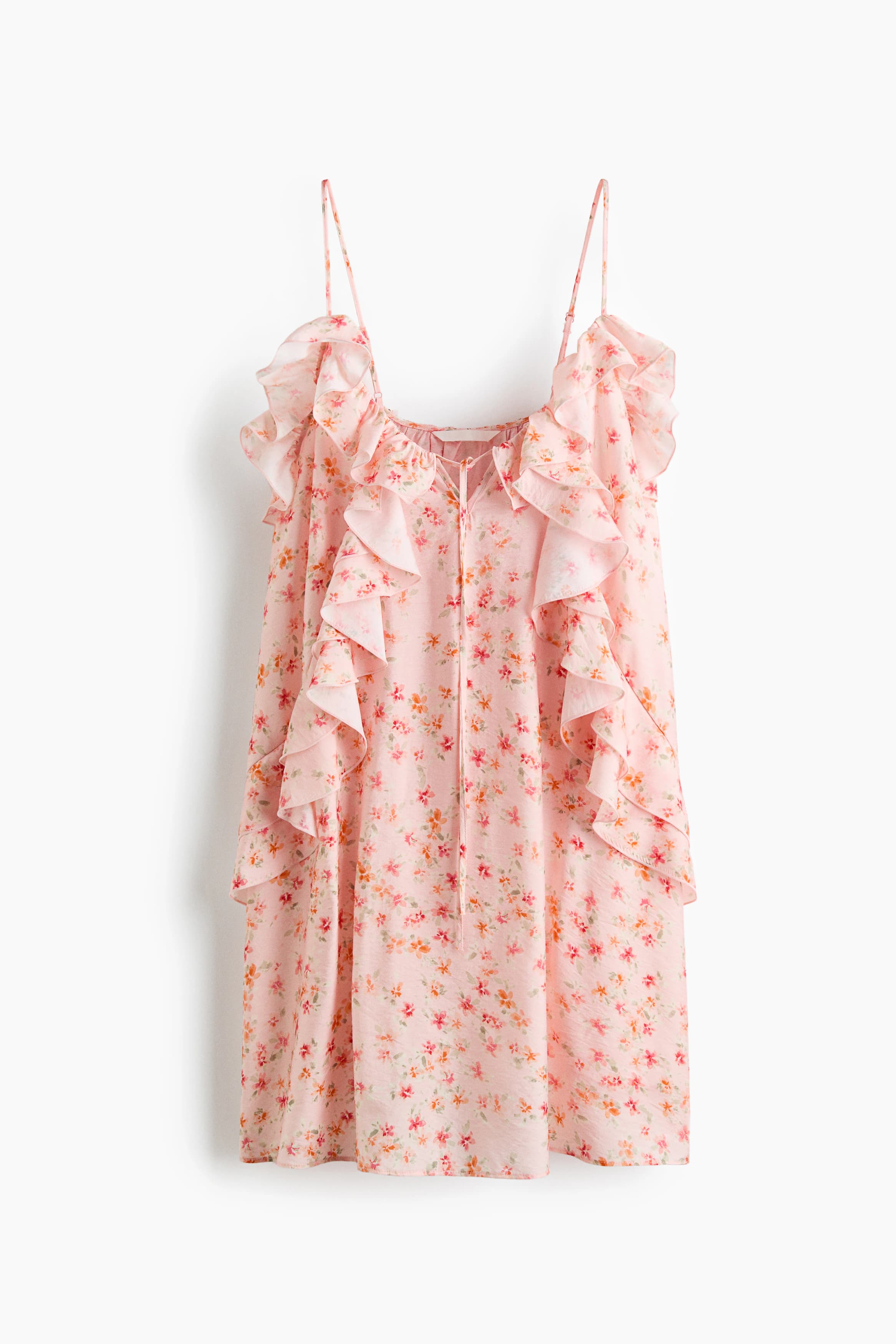 Strappy jurk met volants