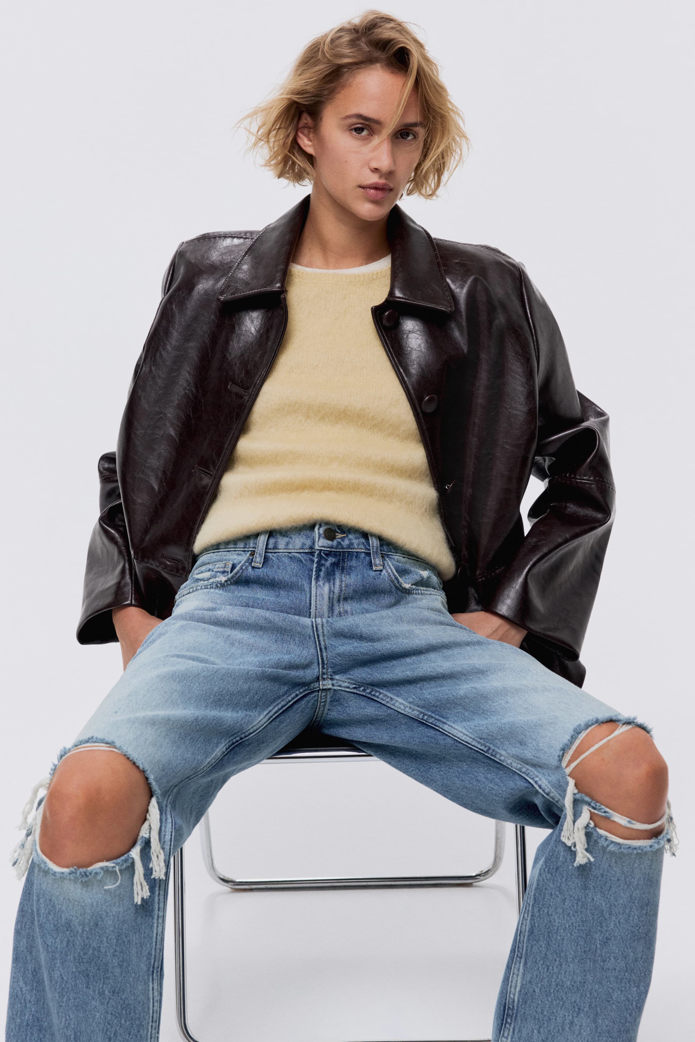 Straight High Jeans