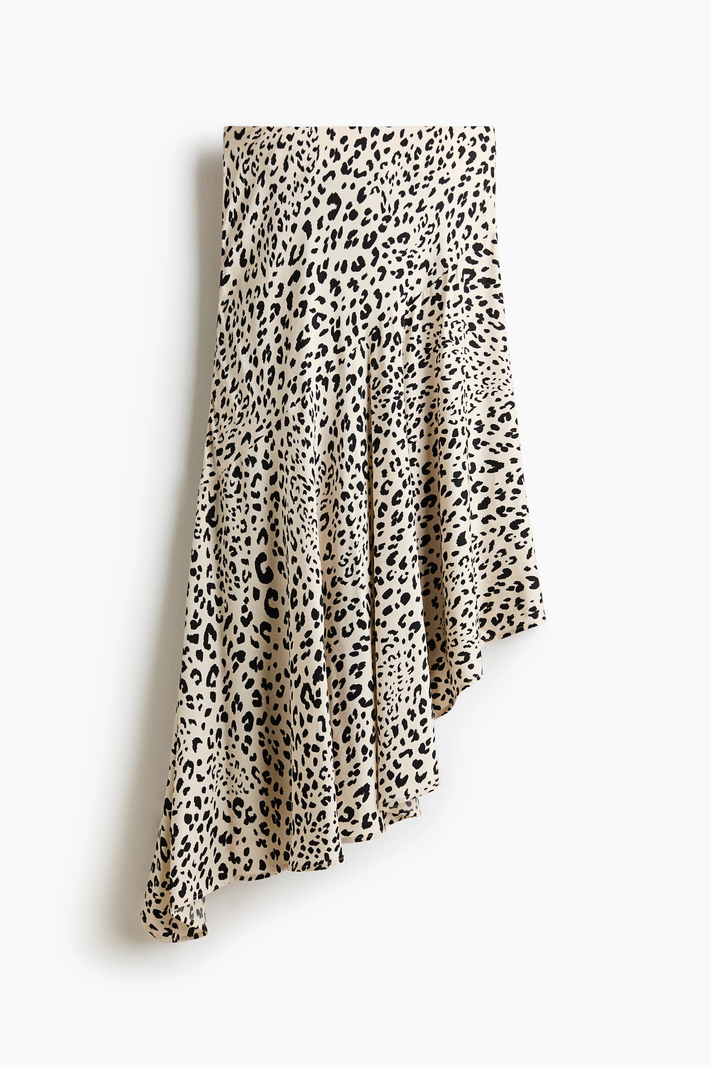 Asymmetrische rok van viscose