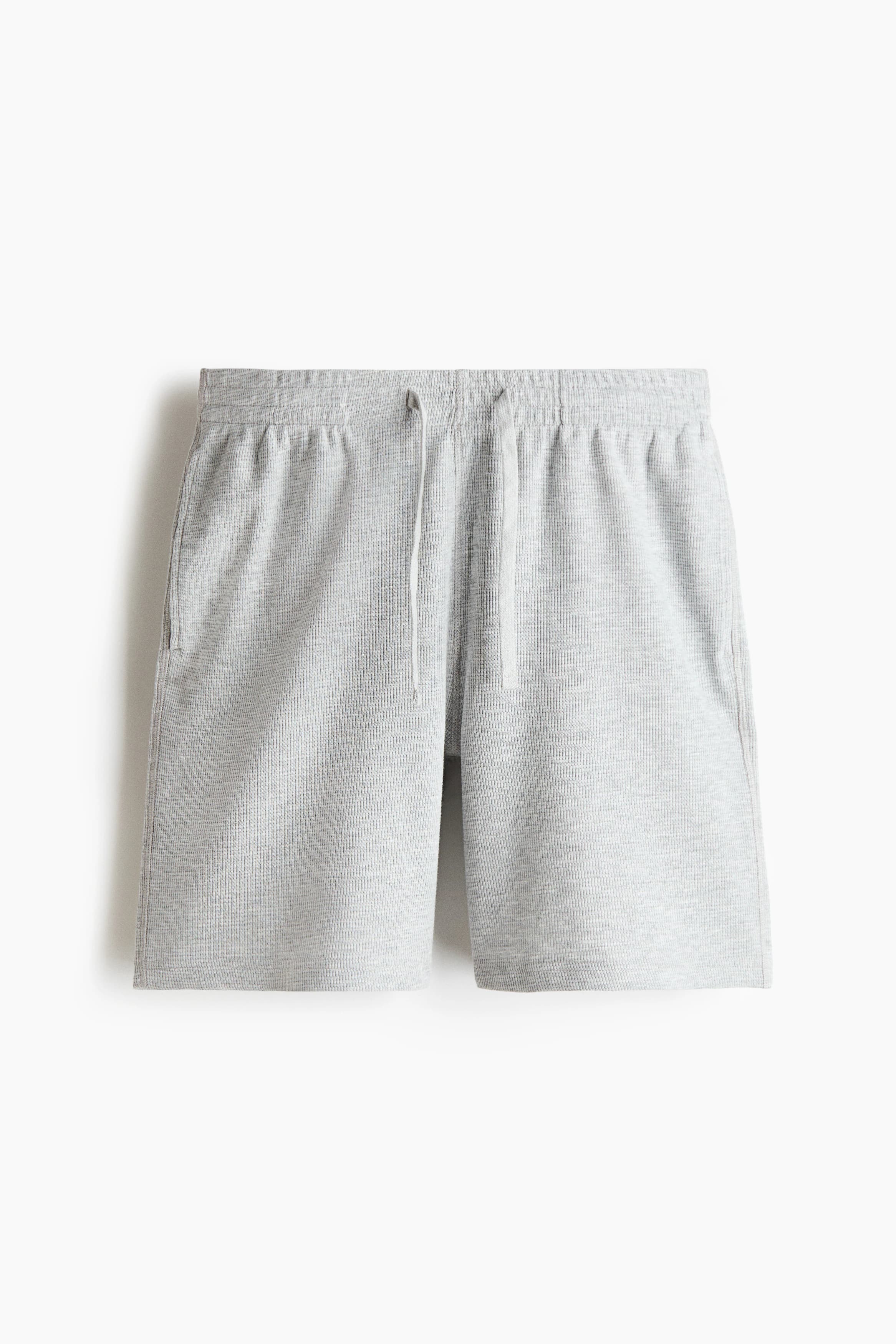 Short van wafeltricot - Relaxed Fit