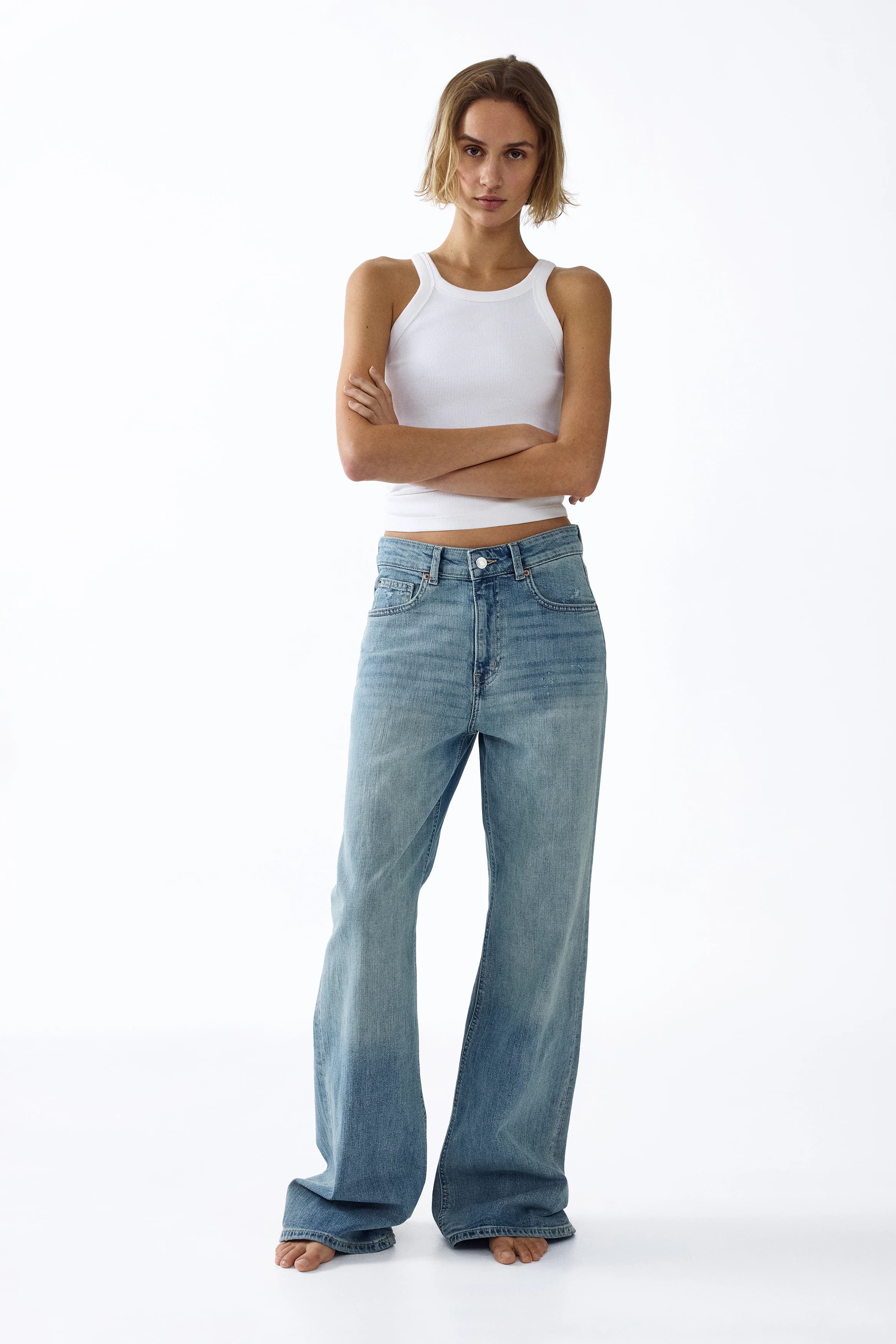 Wide High Waist Jeans