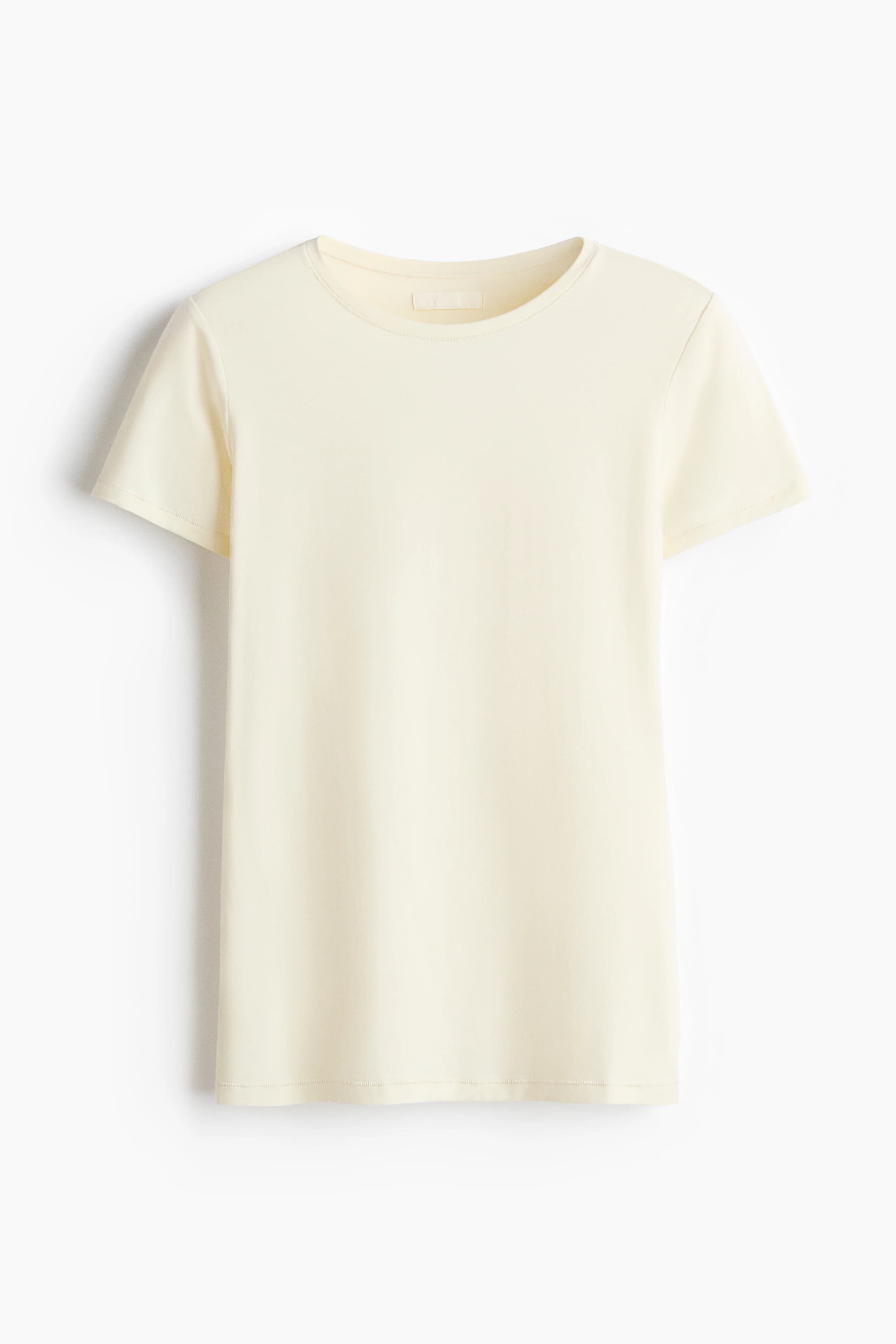 Nauwsluitend T-shirt van modal
