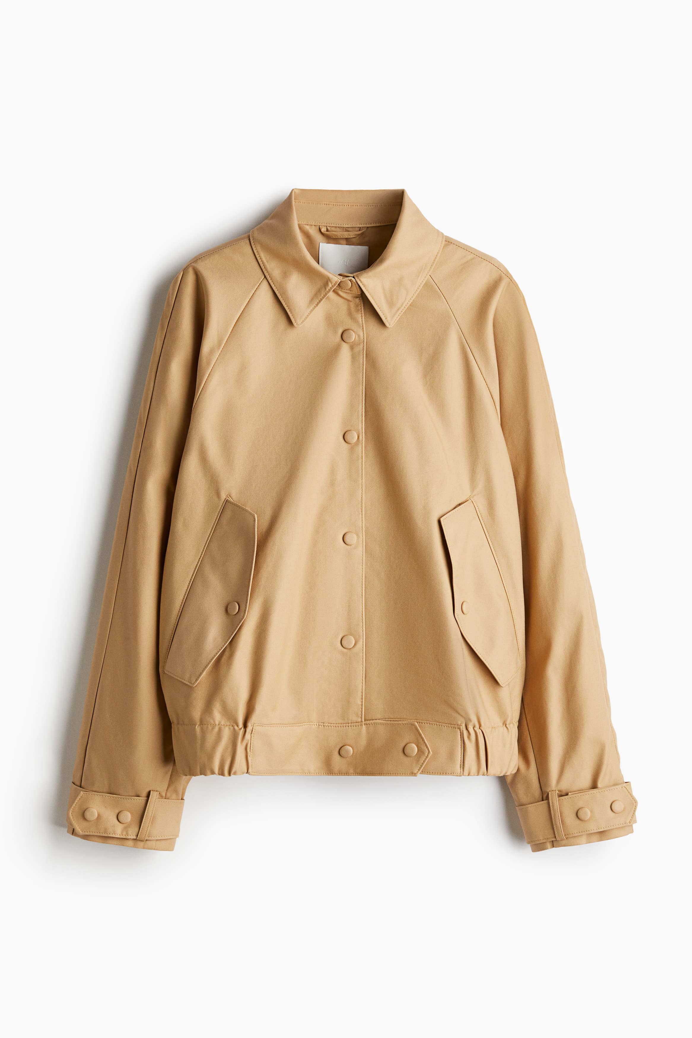 Twill jack met kraag