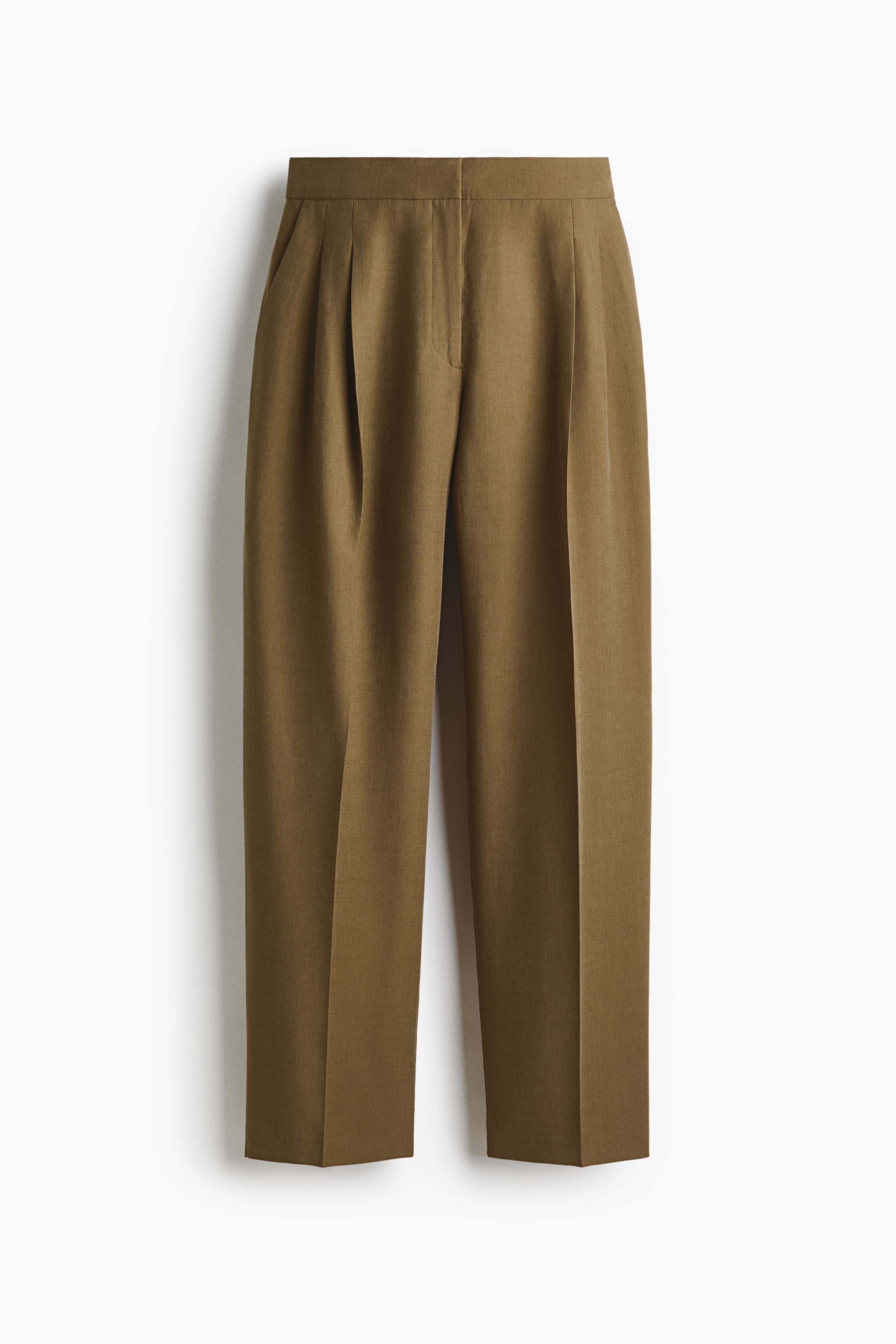 Twill barrel-leg broek