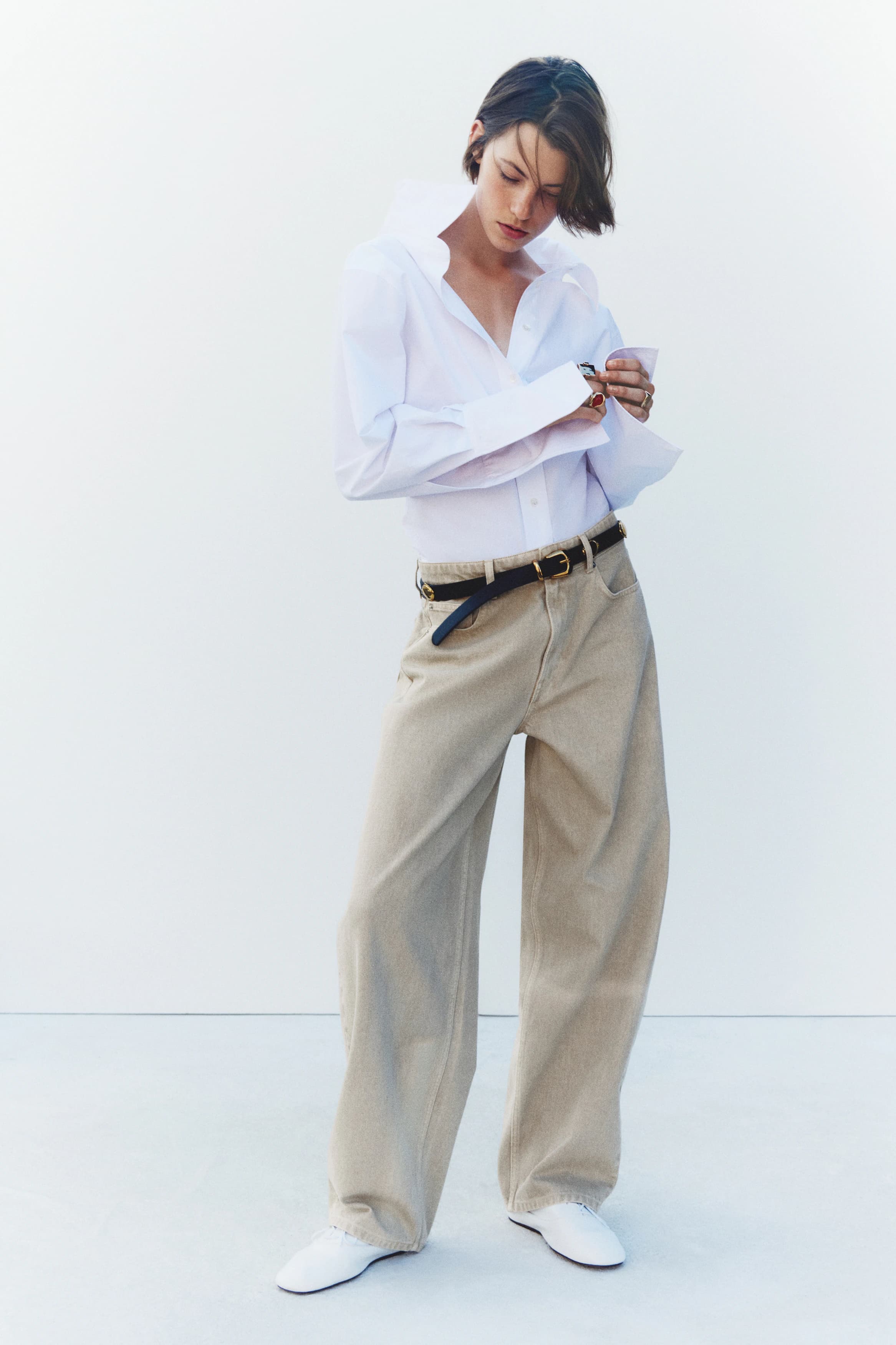 Baggy Barrel Regular Waist Jeans