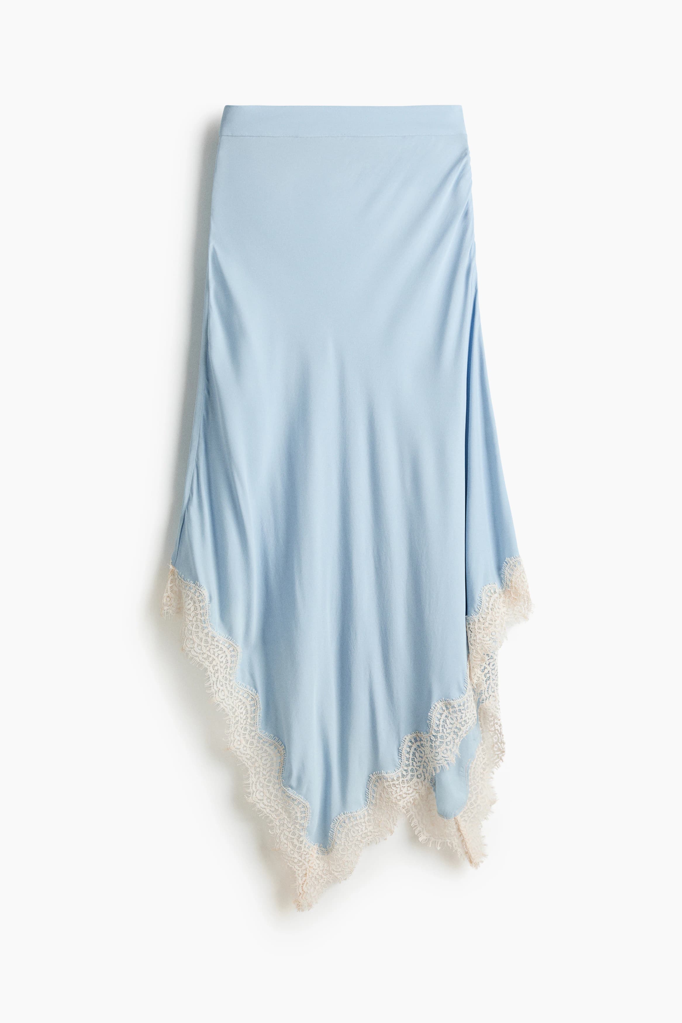 Asymmetrische rok van viscose