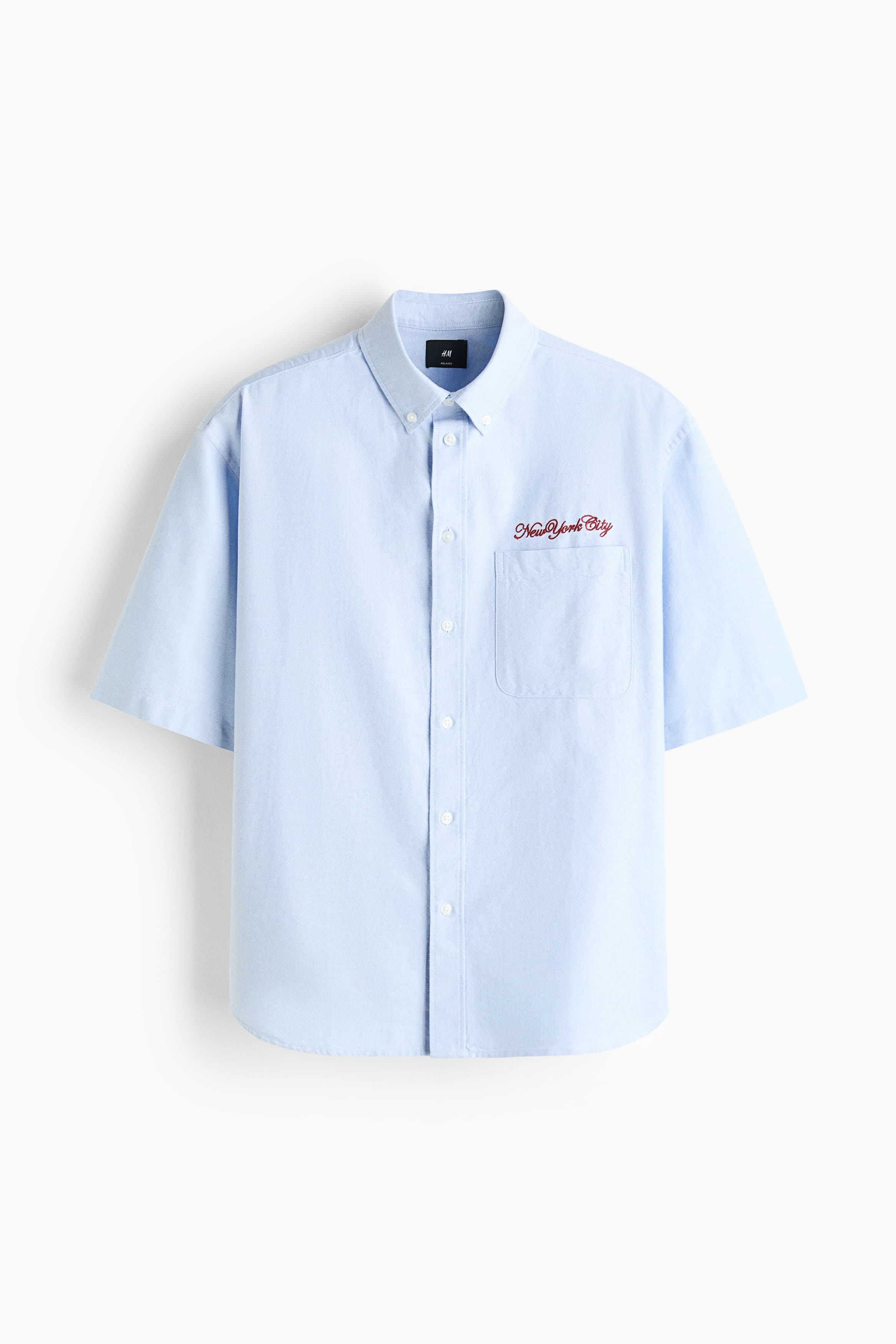 Overhemd van oxfordkatoen - Relaxed Fit