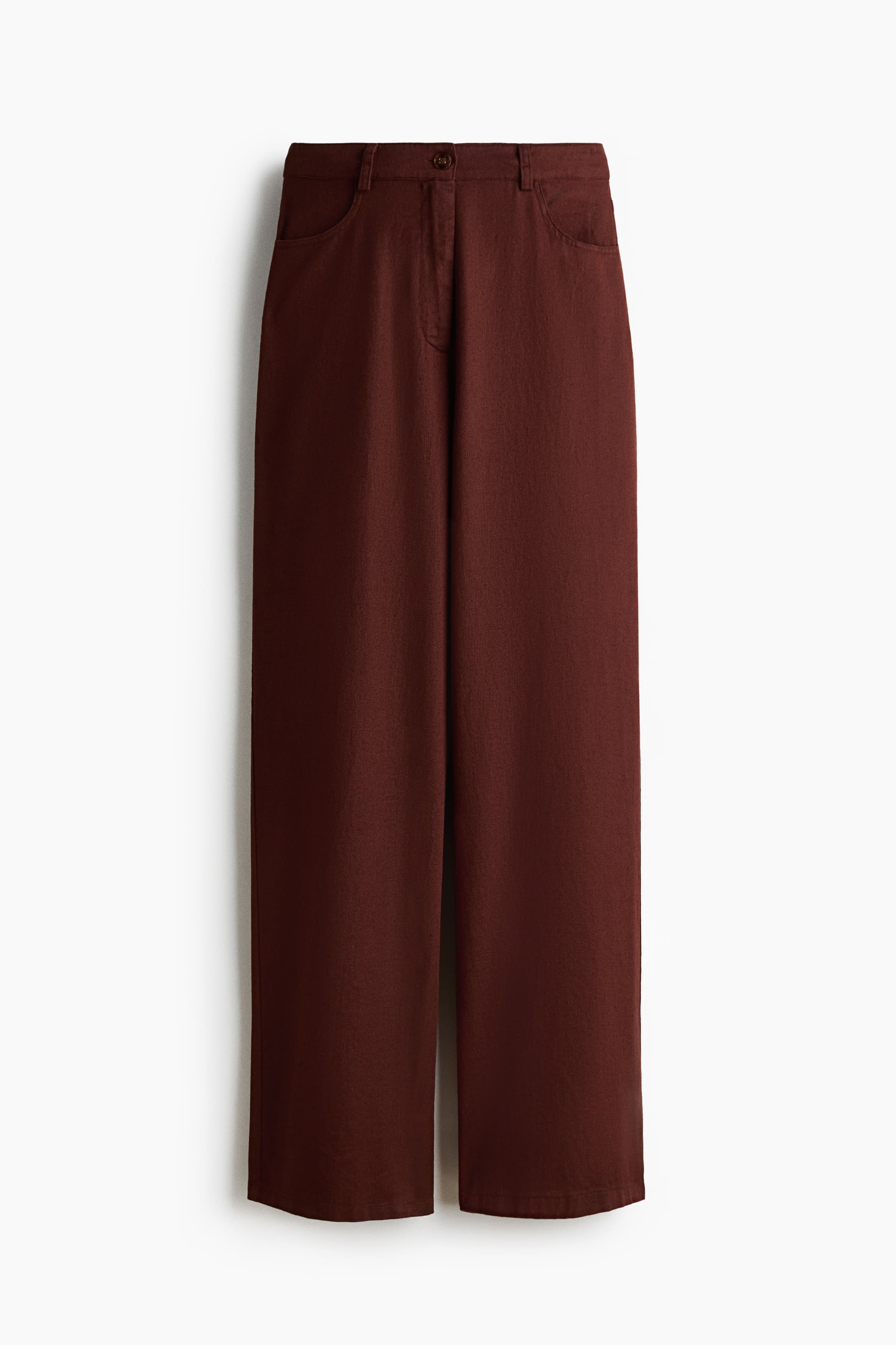 Broek van linnenmix