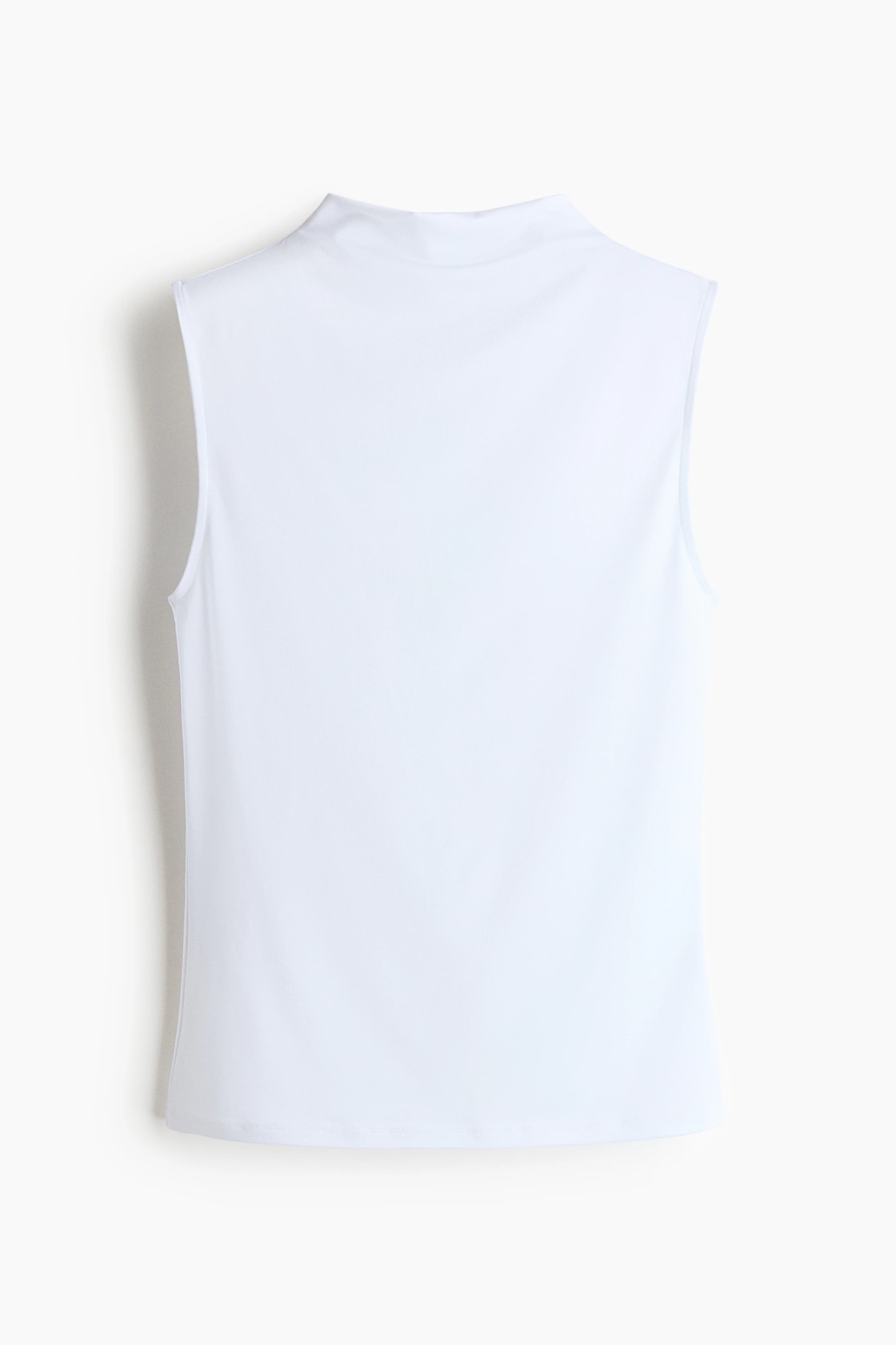 Top van microvezel met turtleneck
